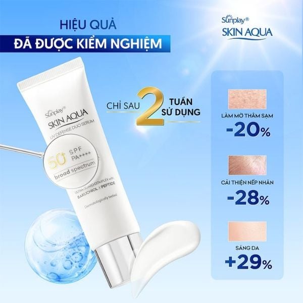 Serum Chống Nắng Sunplay Skin Aqua UV Defense Dou Serum