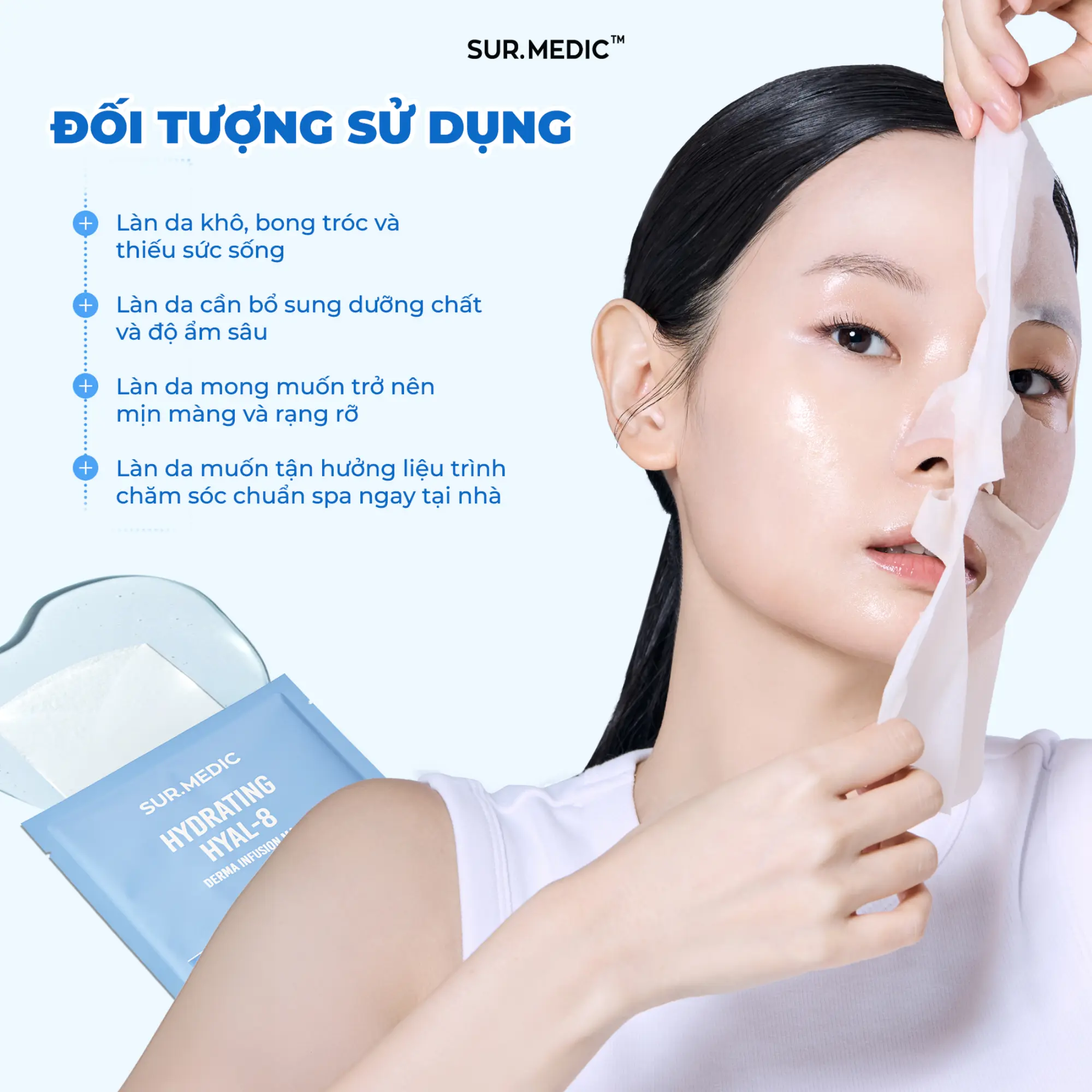 mặt nạ cấp nước Sur.medic