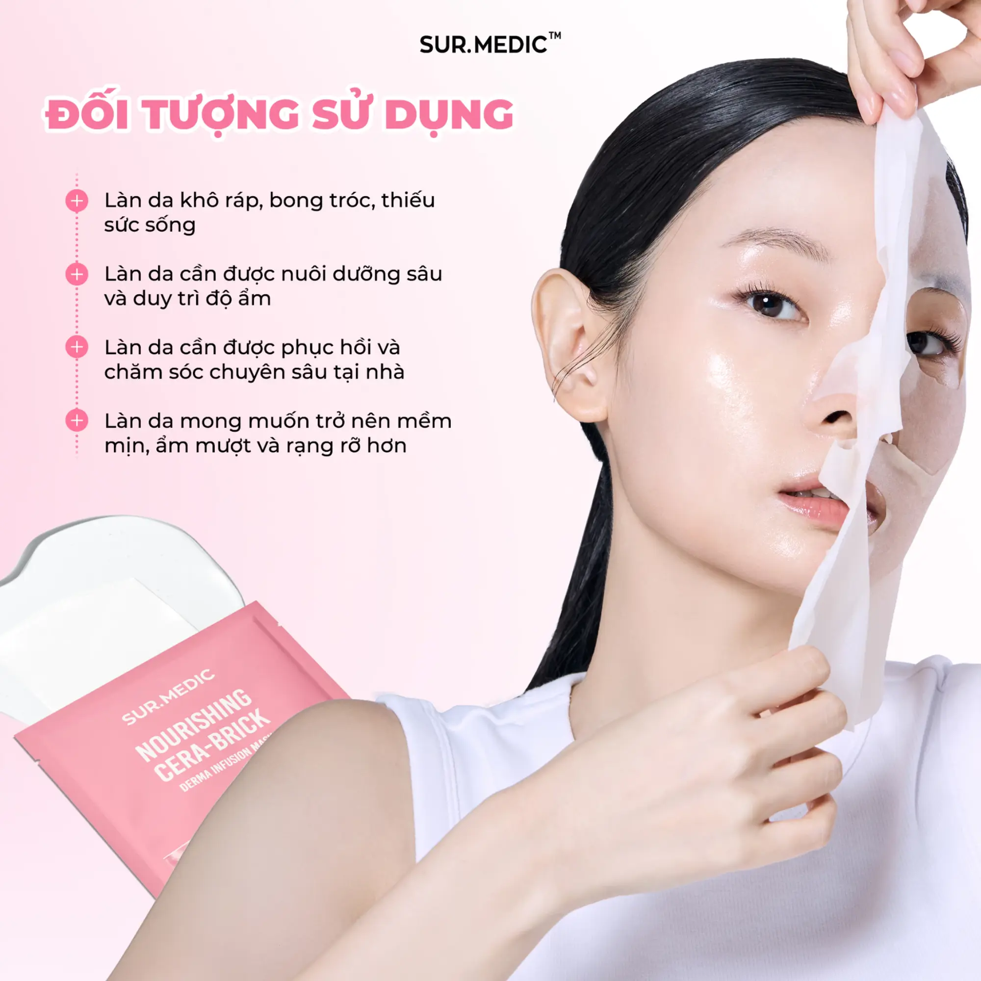mặt nạ khoá ẩm Sur.medic