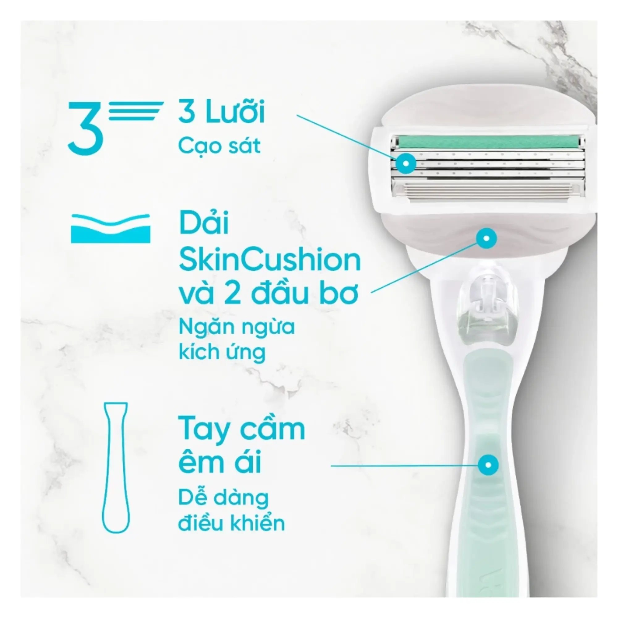 dao cạo Gillette nhạy cảm