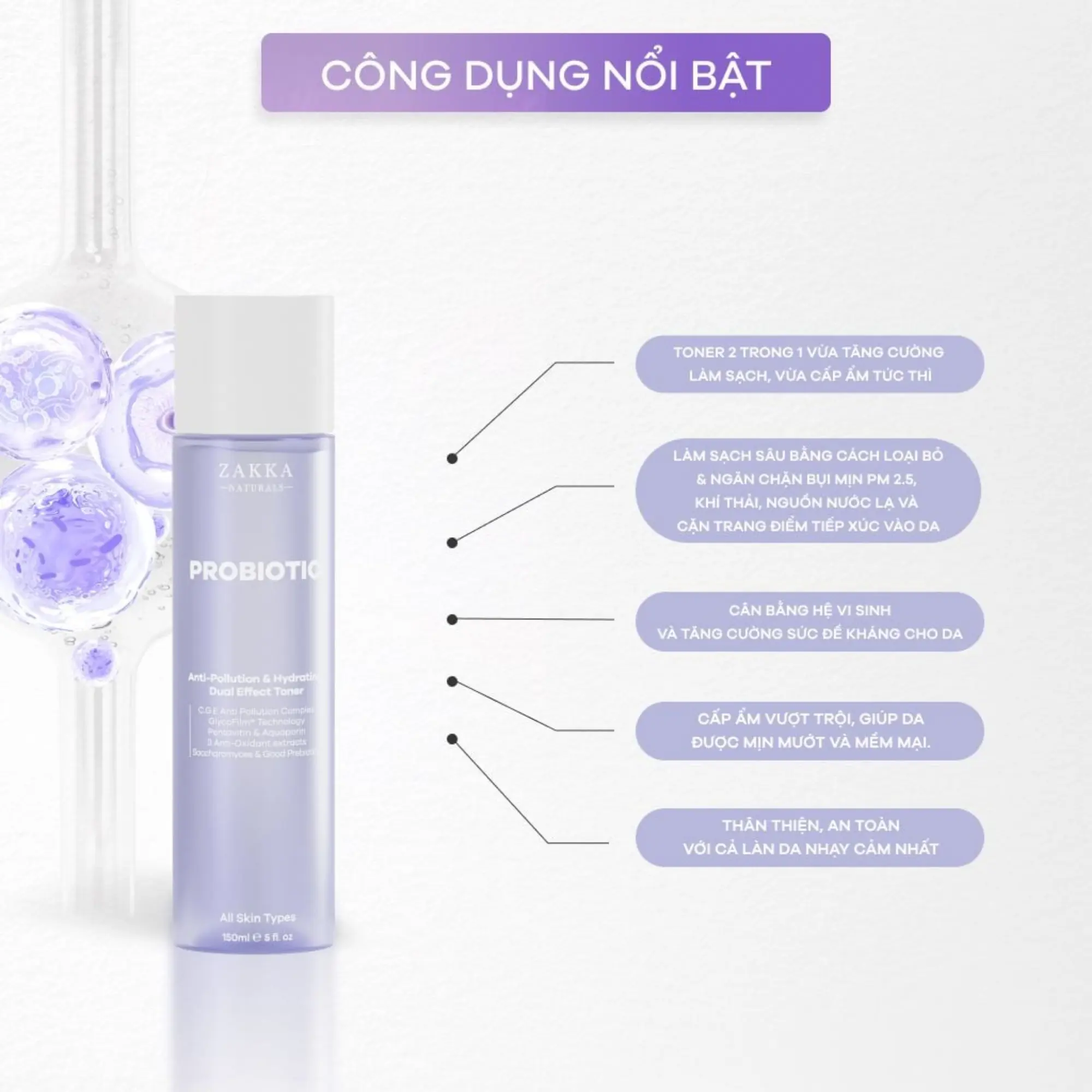 toner lợi khuẩn Zakka