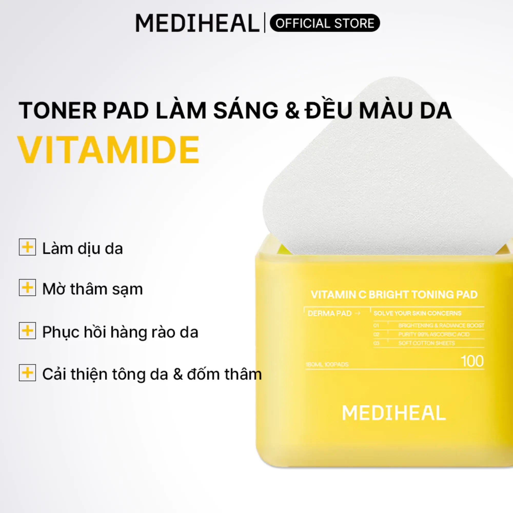 Mediheal Vitamin C Bright Toning Pad