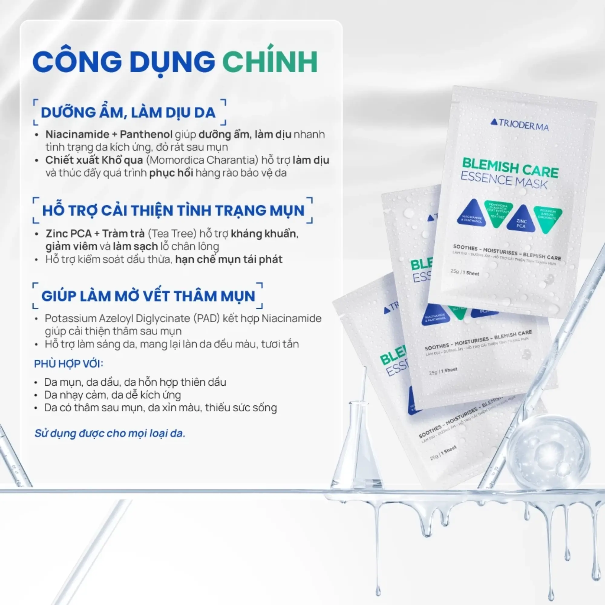 Trioderma mặt nạ khổ qua