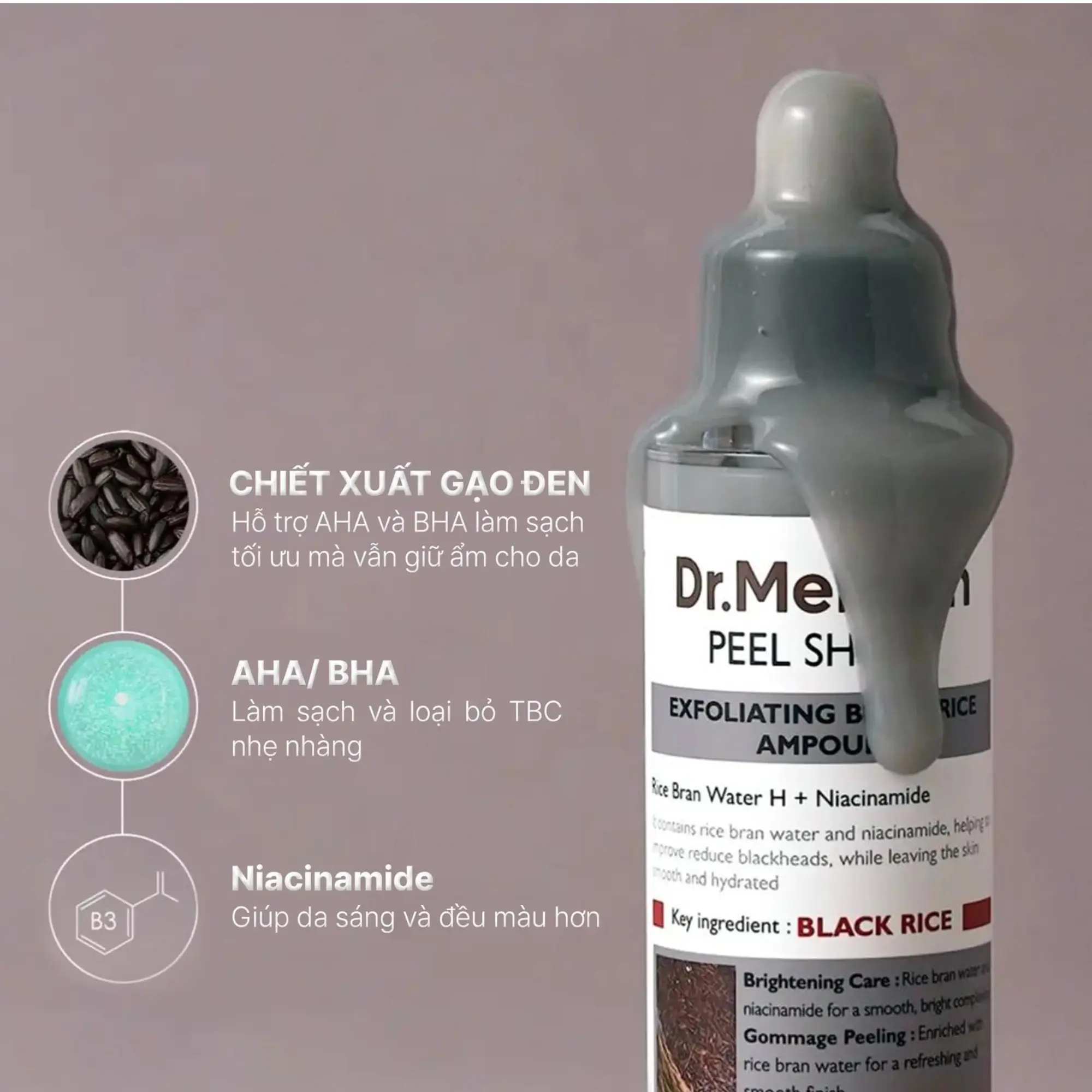 TTBC gạo đen Dr.Melaxin