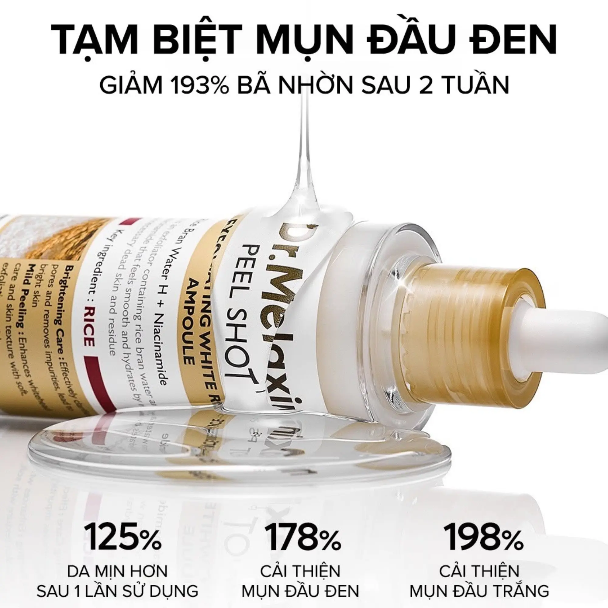 TTBC gạo trắng Dr.Melaxin