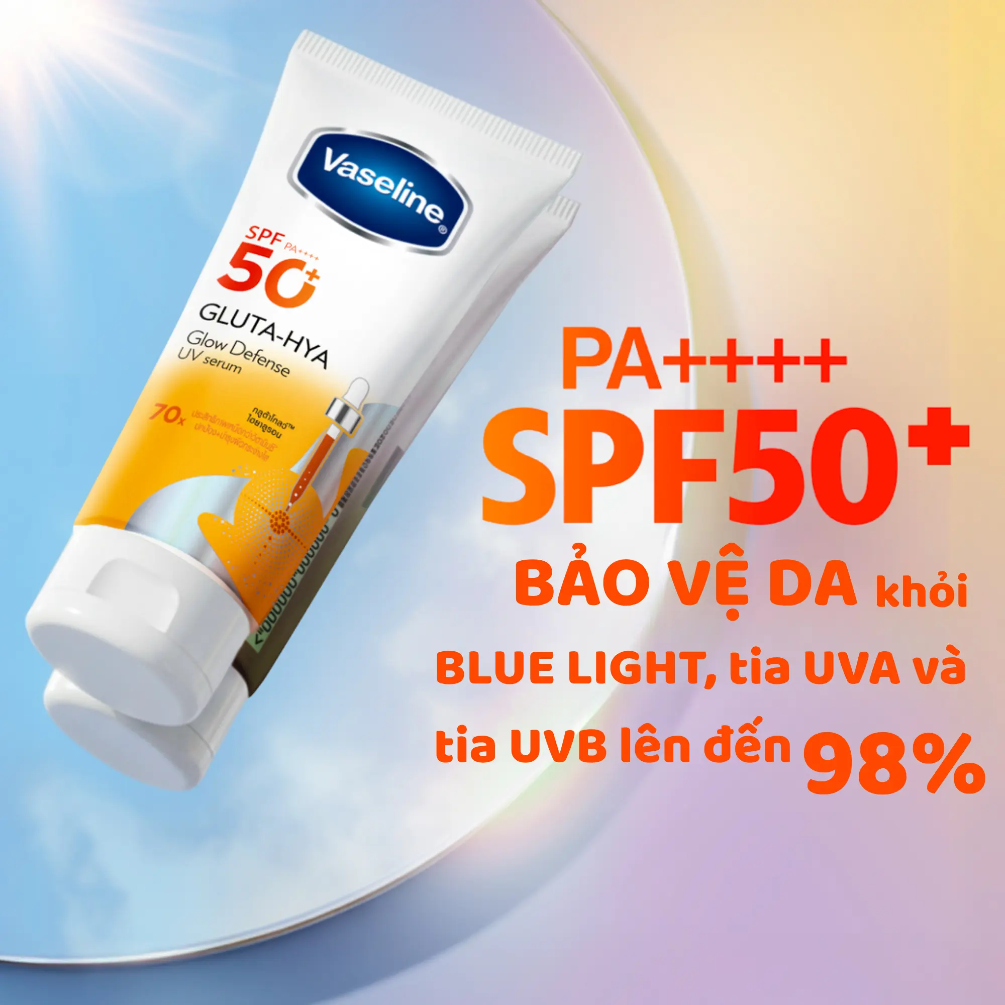 vaseline chống nắng