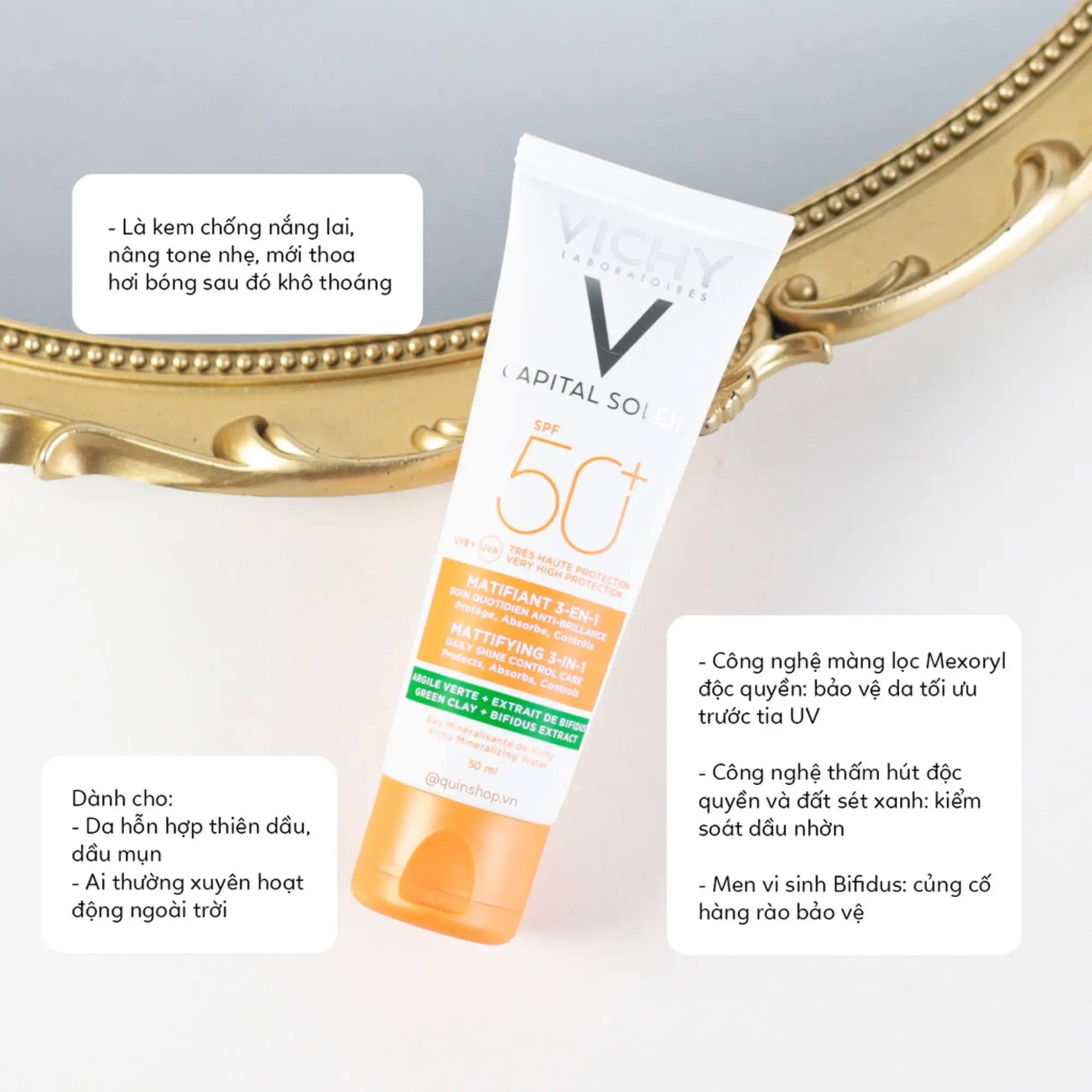 kem chống nắng vichy