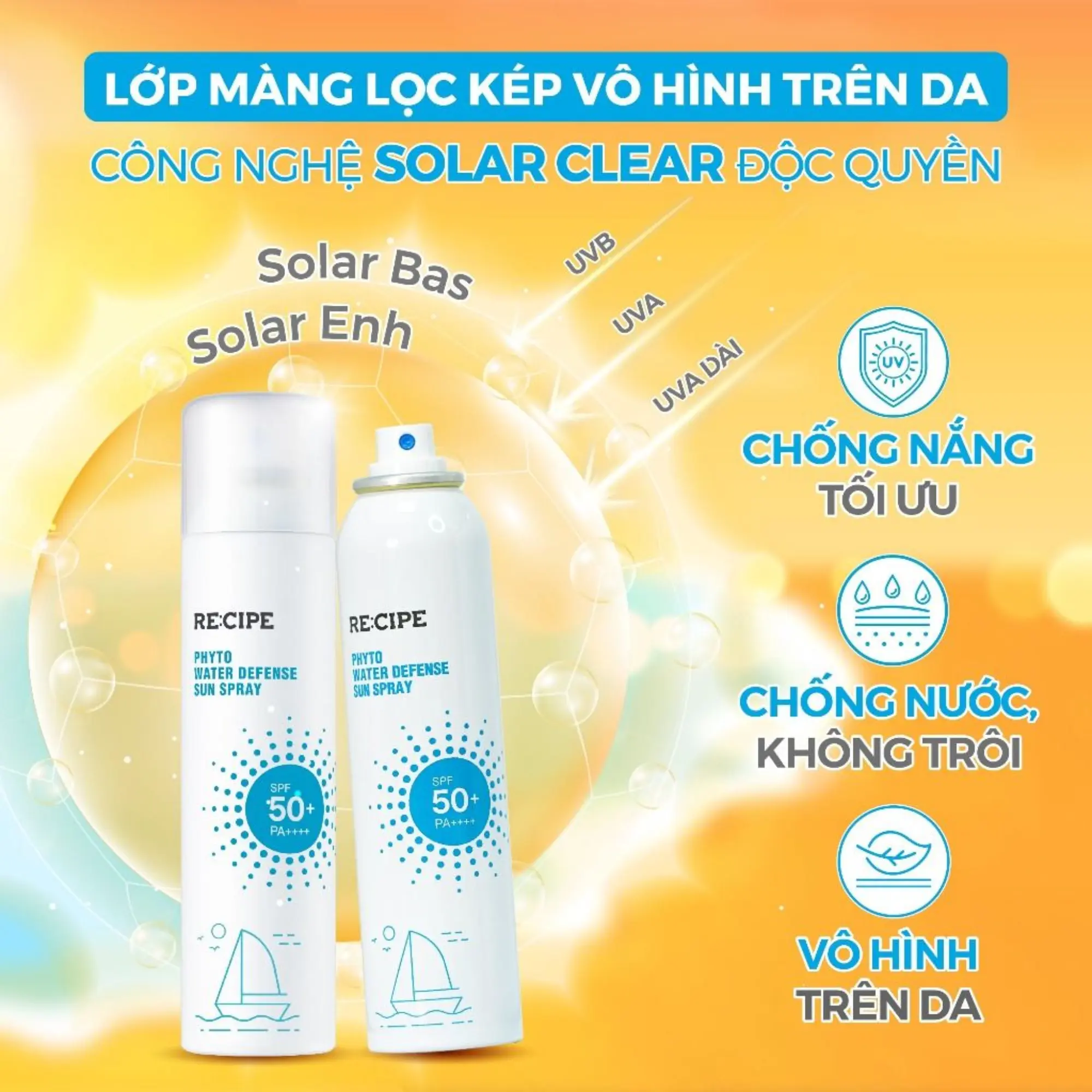 xịt chống nắng recipe