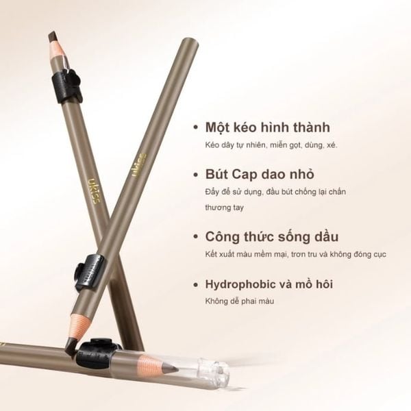 Chì Xé Kẻ Mày Ukiss One Pull No Shave Eyebrow Pencil