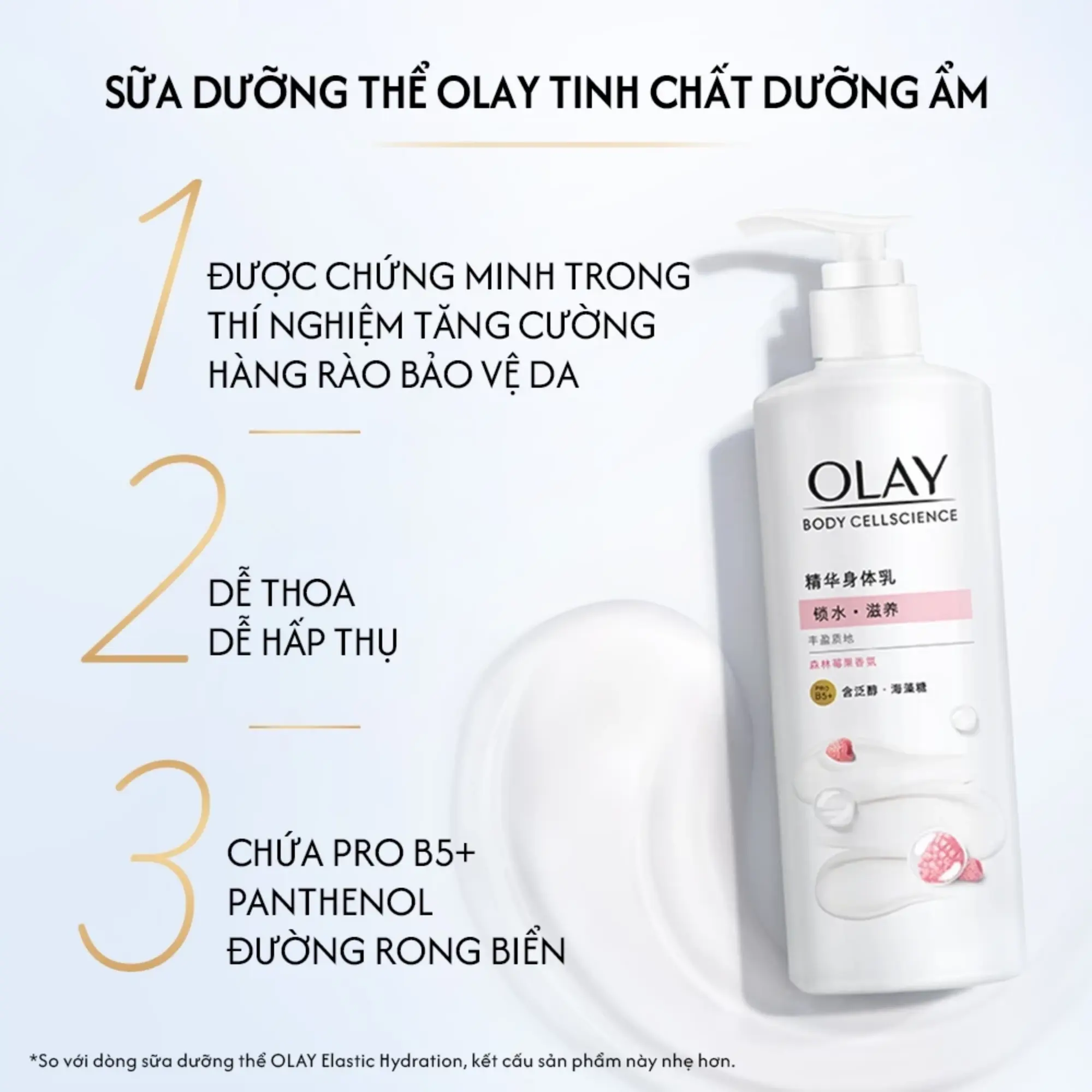 dưỡng thể olay b5