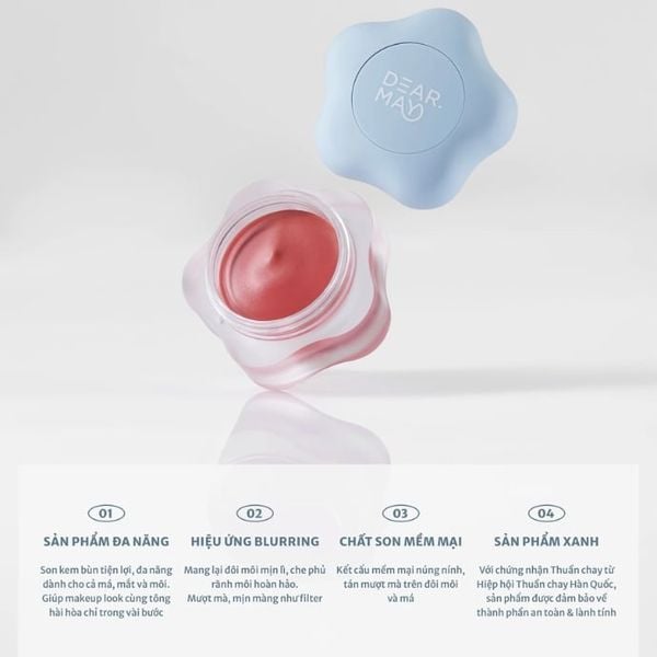 Son Bùn Dạng Hũ Dearmay Pure Falling Mood Lip Pot