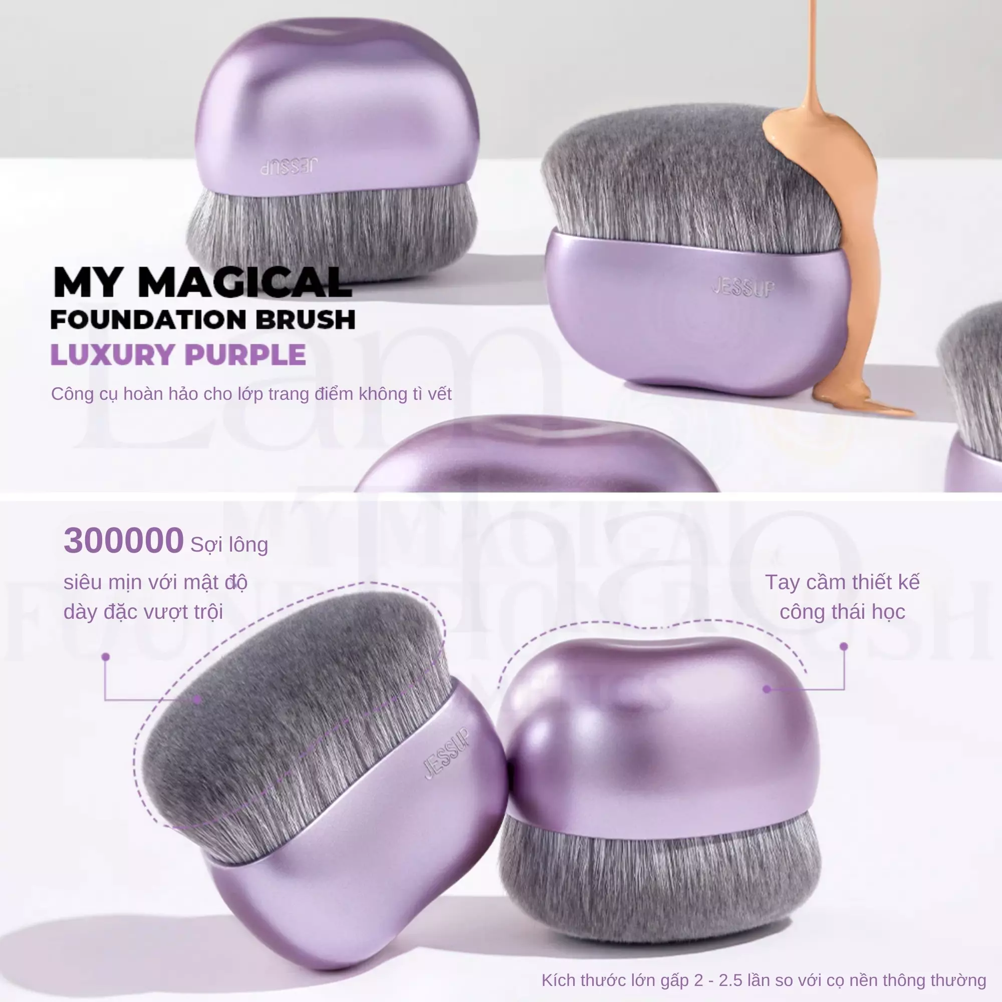 cọ kem nền jessup luxury