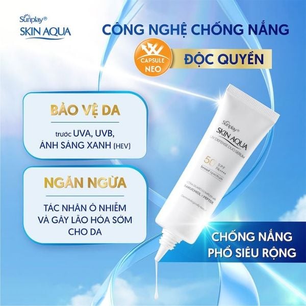 Serum Chống Nắng Sunplay Skin Aqua UV Defense Dou Serum