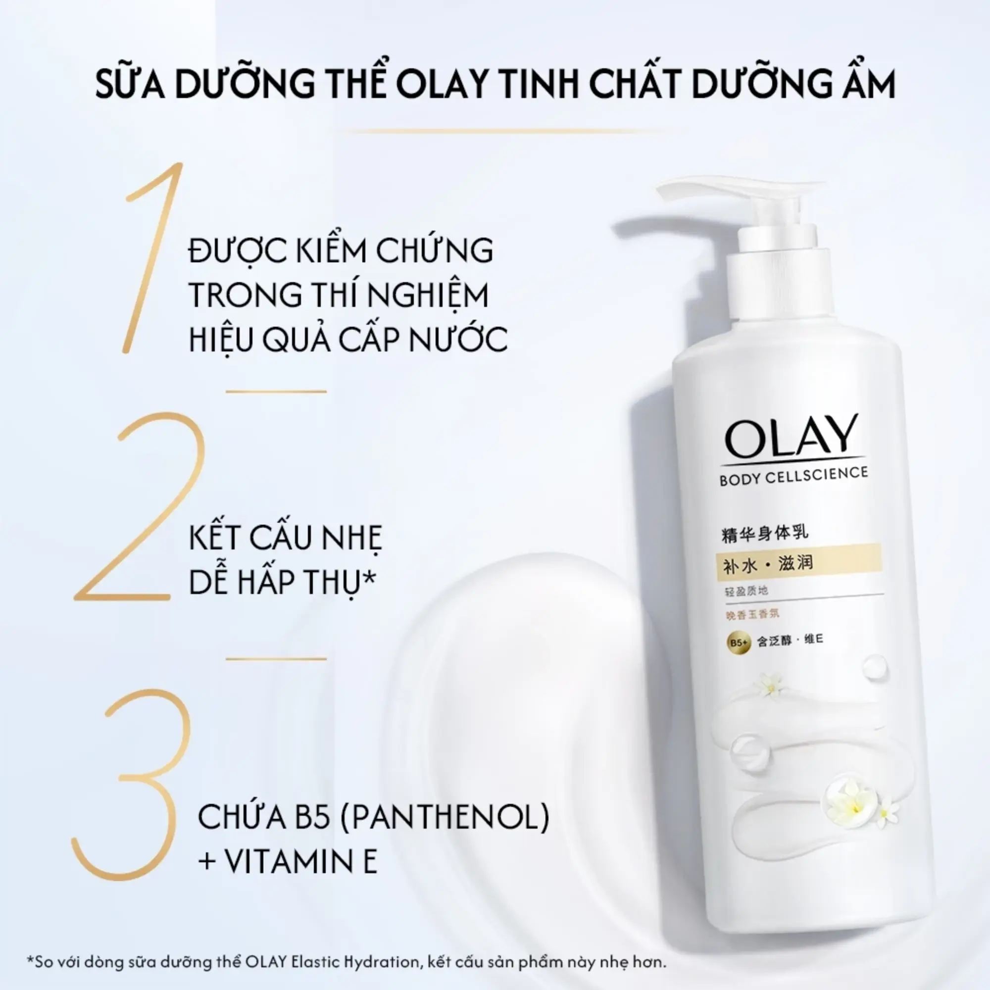 dưỡng thể olay body b5