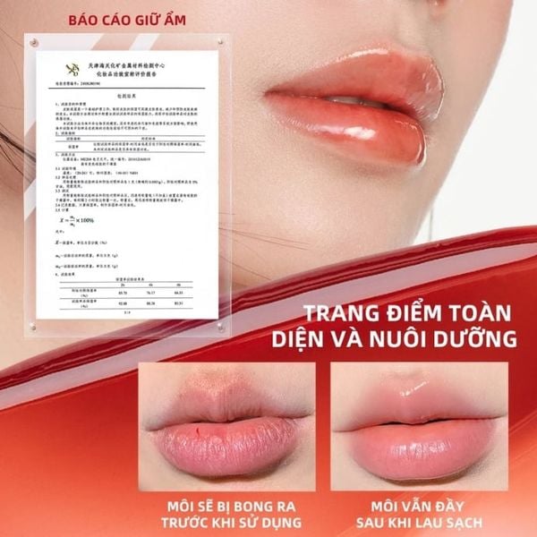 Son Bóng Tráng Gương Ukiss Sparkling Glazed Lip Gloss