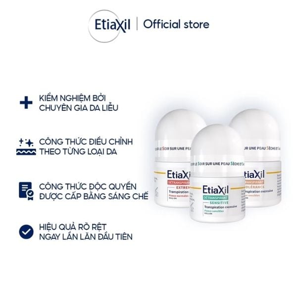 Lăn Khử Mùi Etiaxil Detranspirant Roll-On