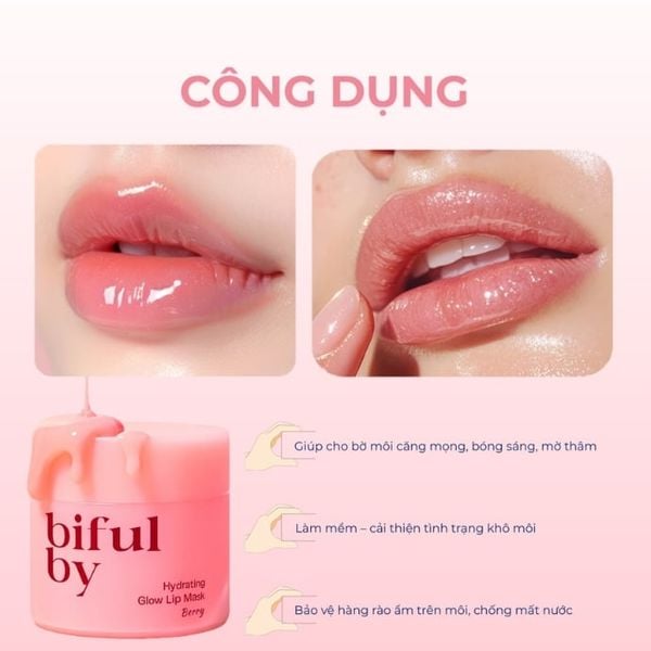 Mặt Nạ Ngủ Môi Biful By Hydrating Glow Lip Mask