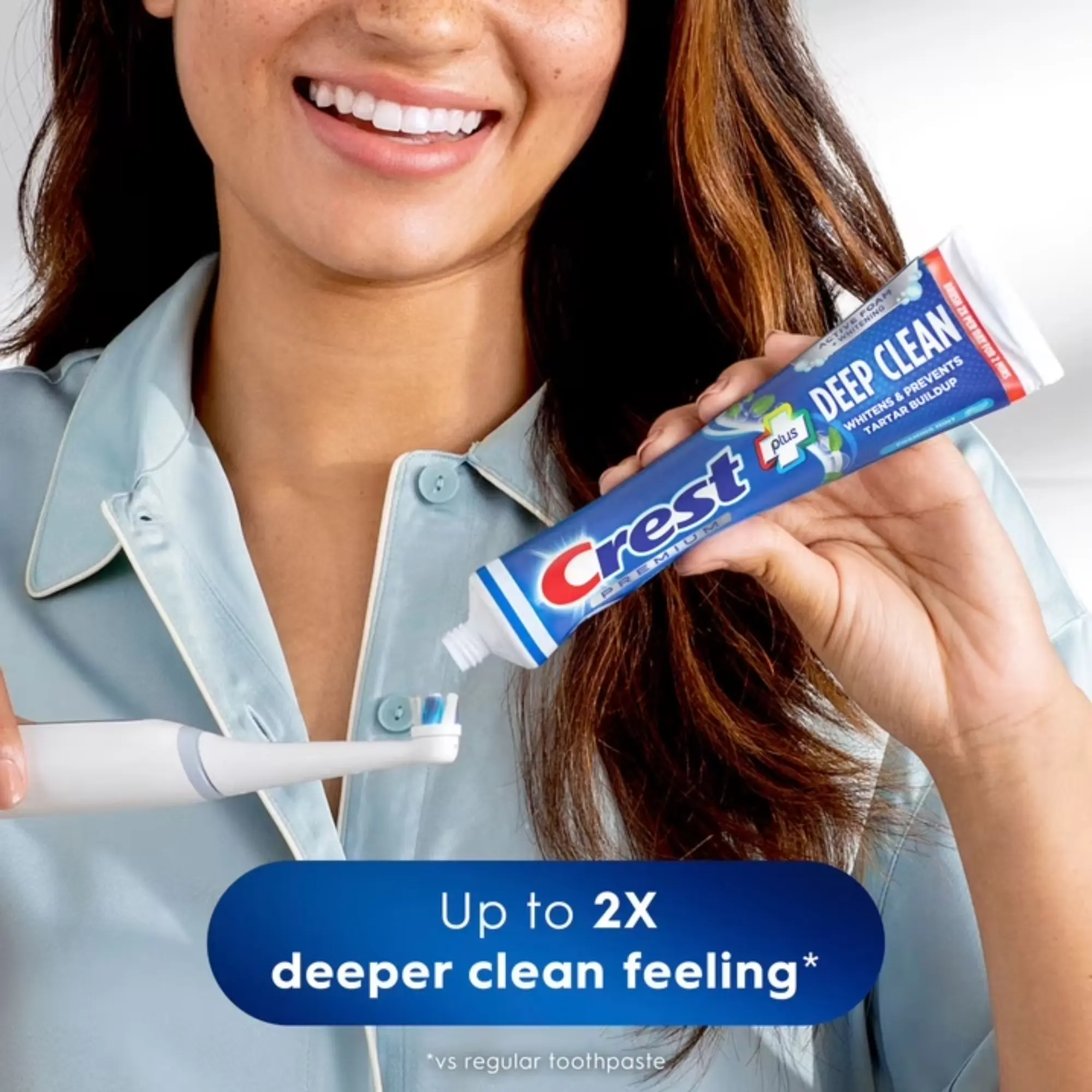 kem đánh răng crest deep clean
