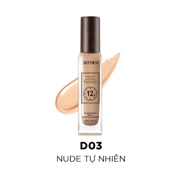 Kem Nền Artmiss 12h Illuminating Moist Liquid Foundation