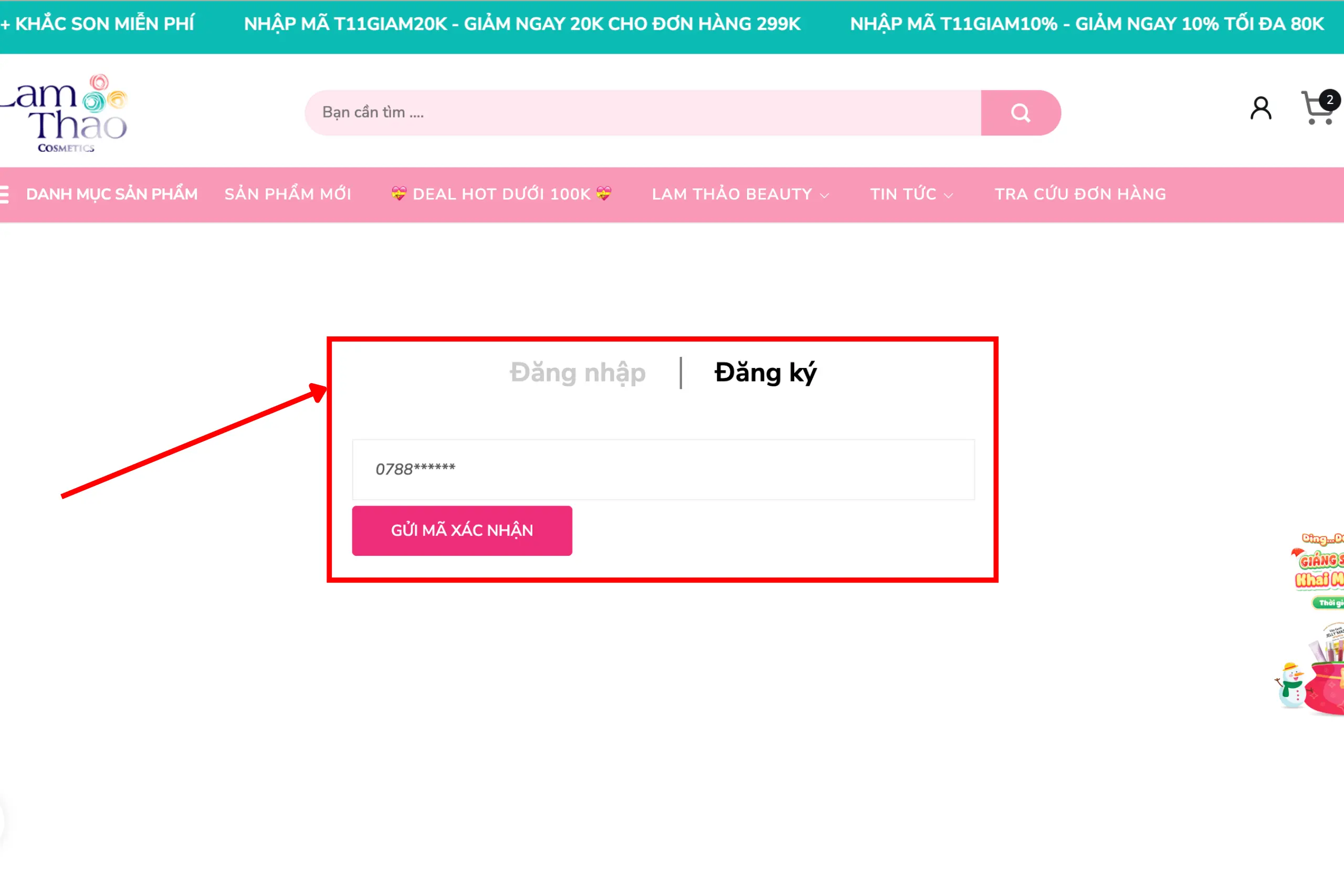 đăng ký số điện thoại