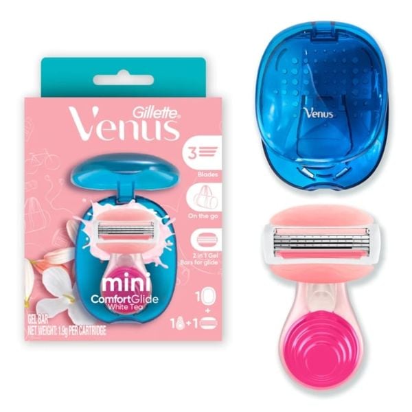 Dao Cạo Hương Hoa Trà Trắng Mini Gilette Venus Comfortglide White Tea Scent Mini Razor
