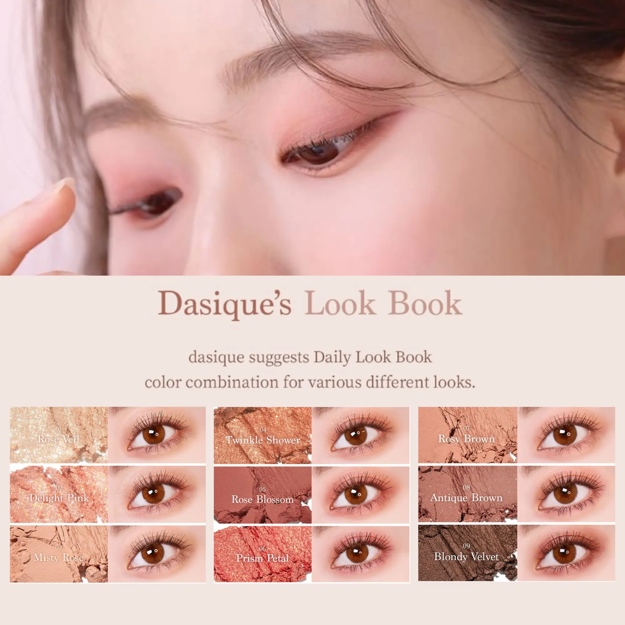 phấn mắt 9 ô dasique