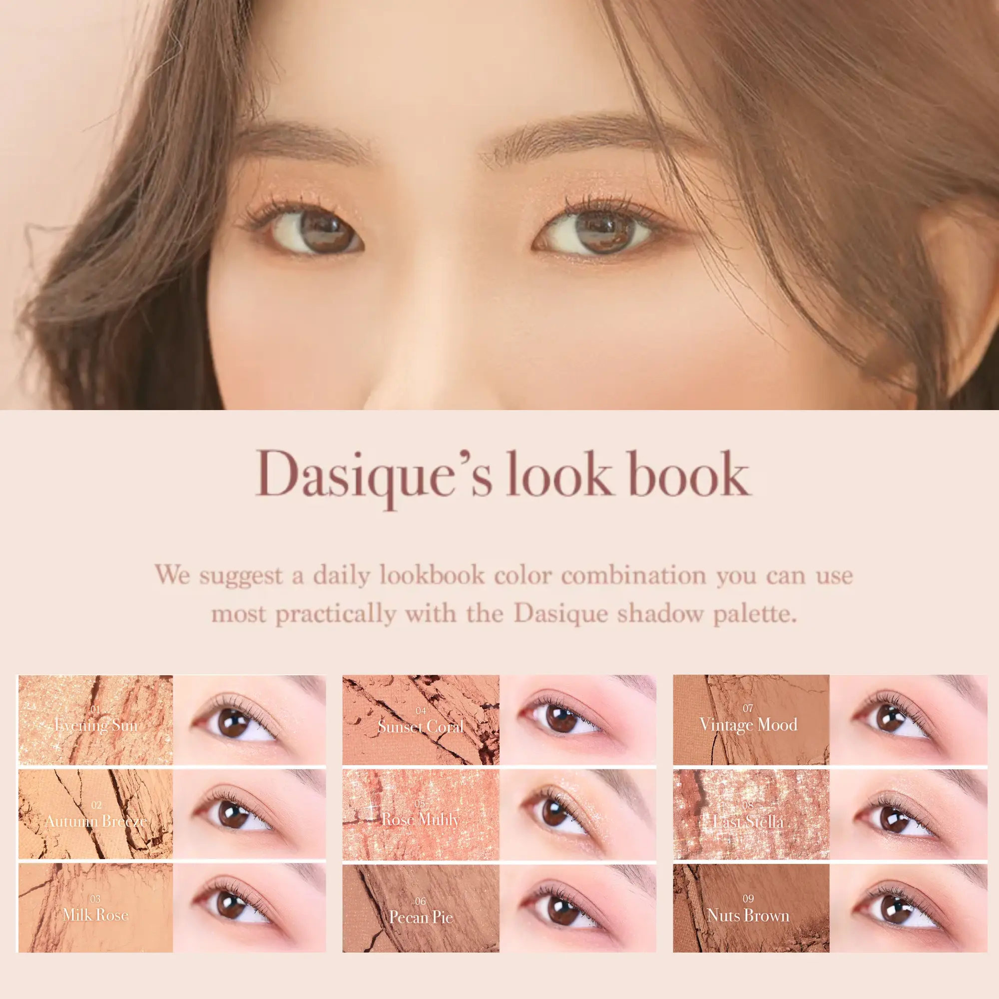 phấn mắt 9 ô dasique