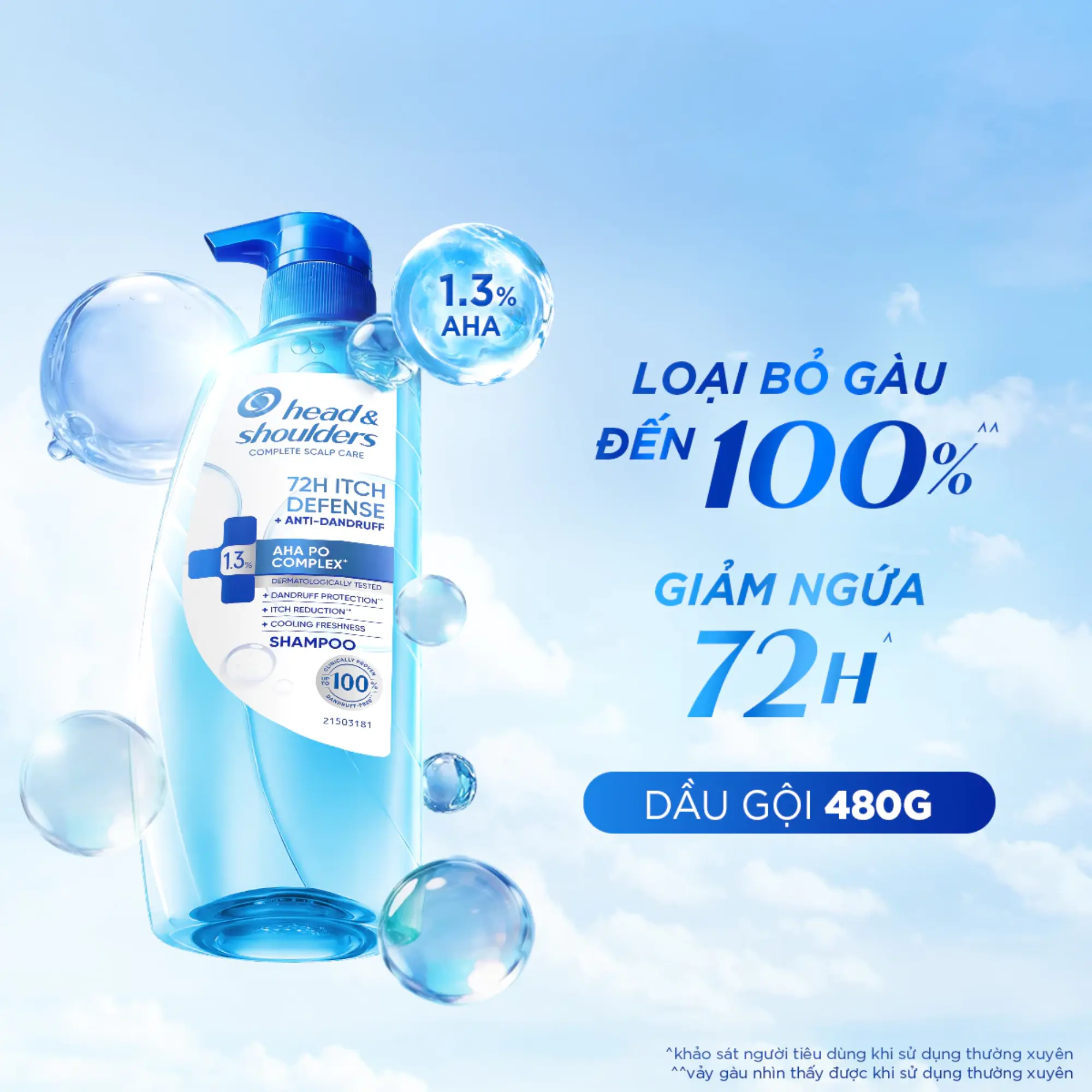 dầu gội head&shoulders giảm ngứa