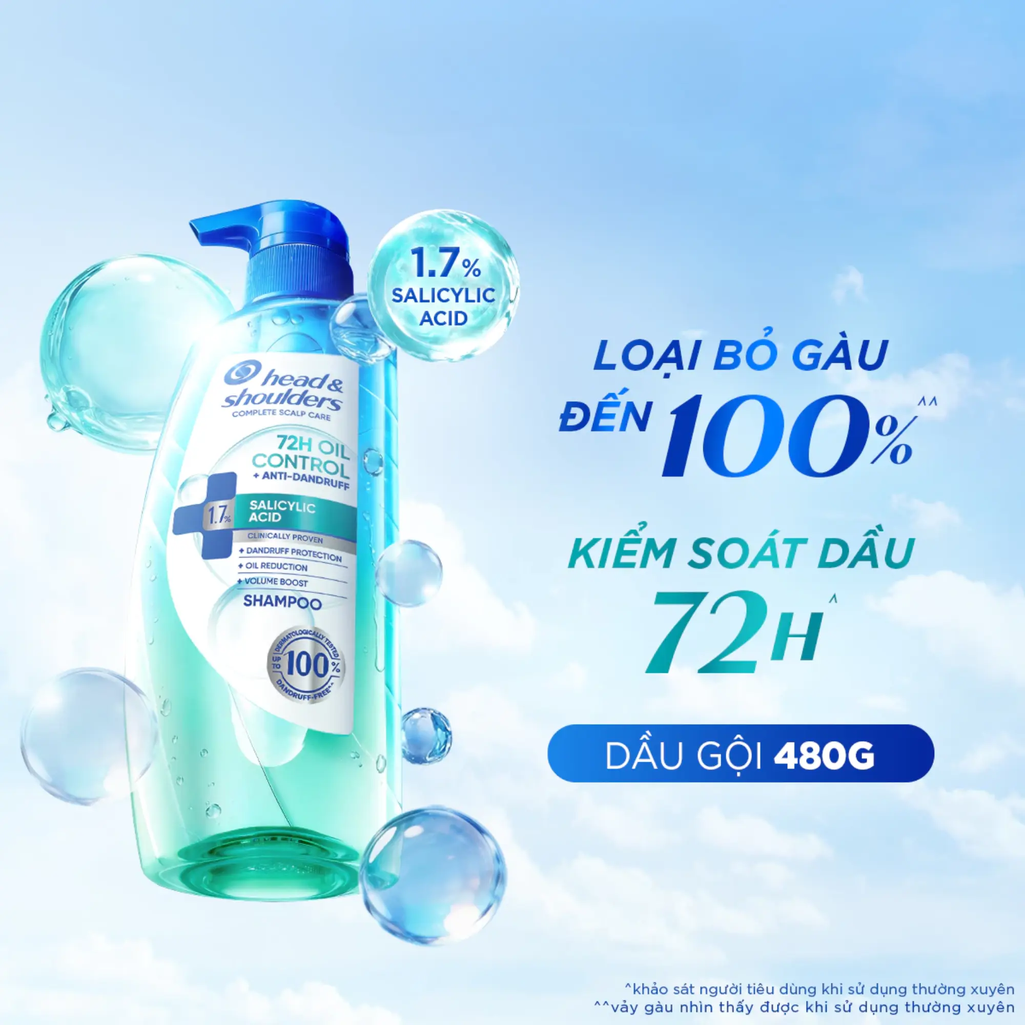 dầu gội kiềm dầu head & shoulders