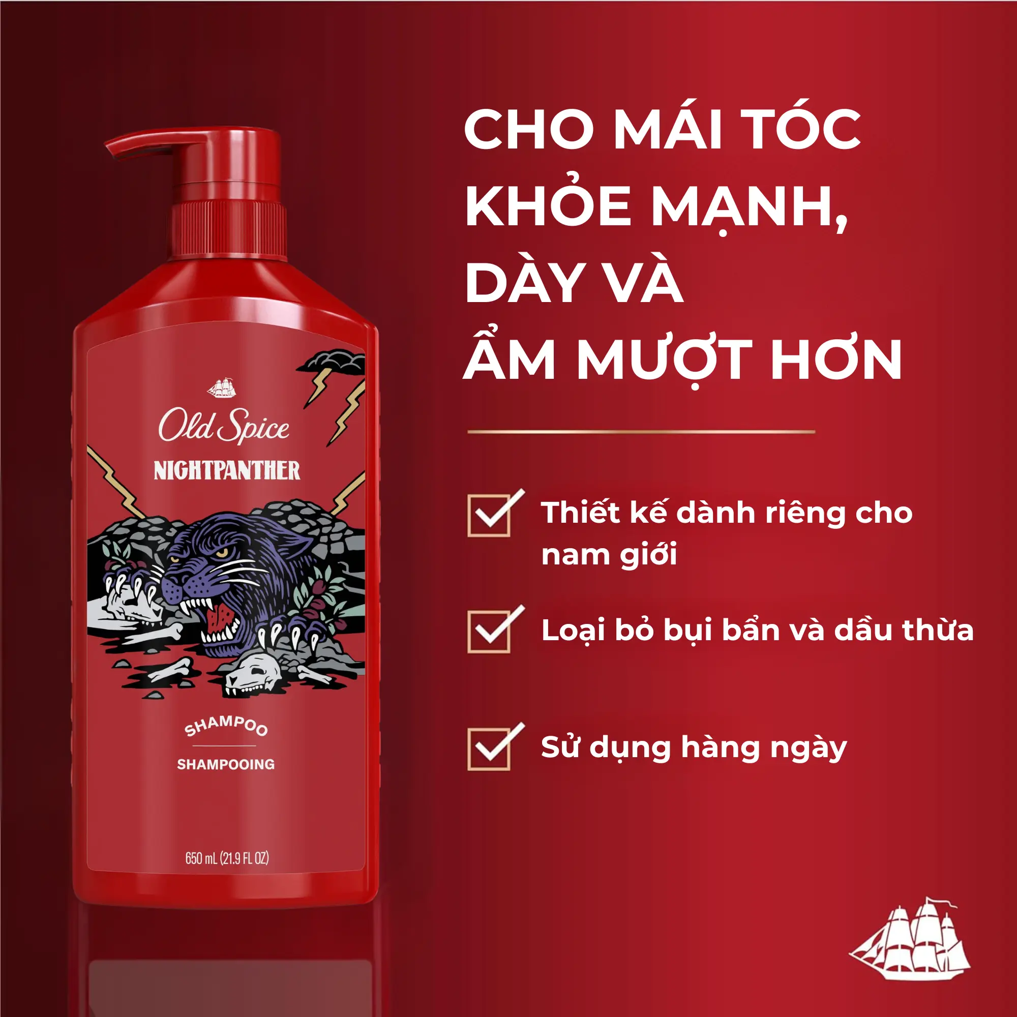 Dầu Gội Old Spice Nightpanther