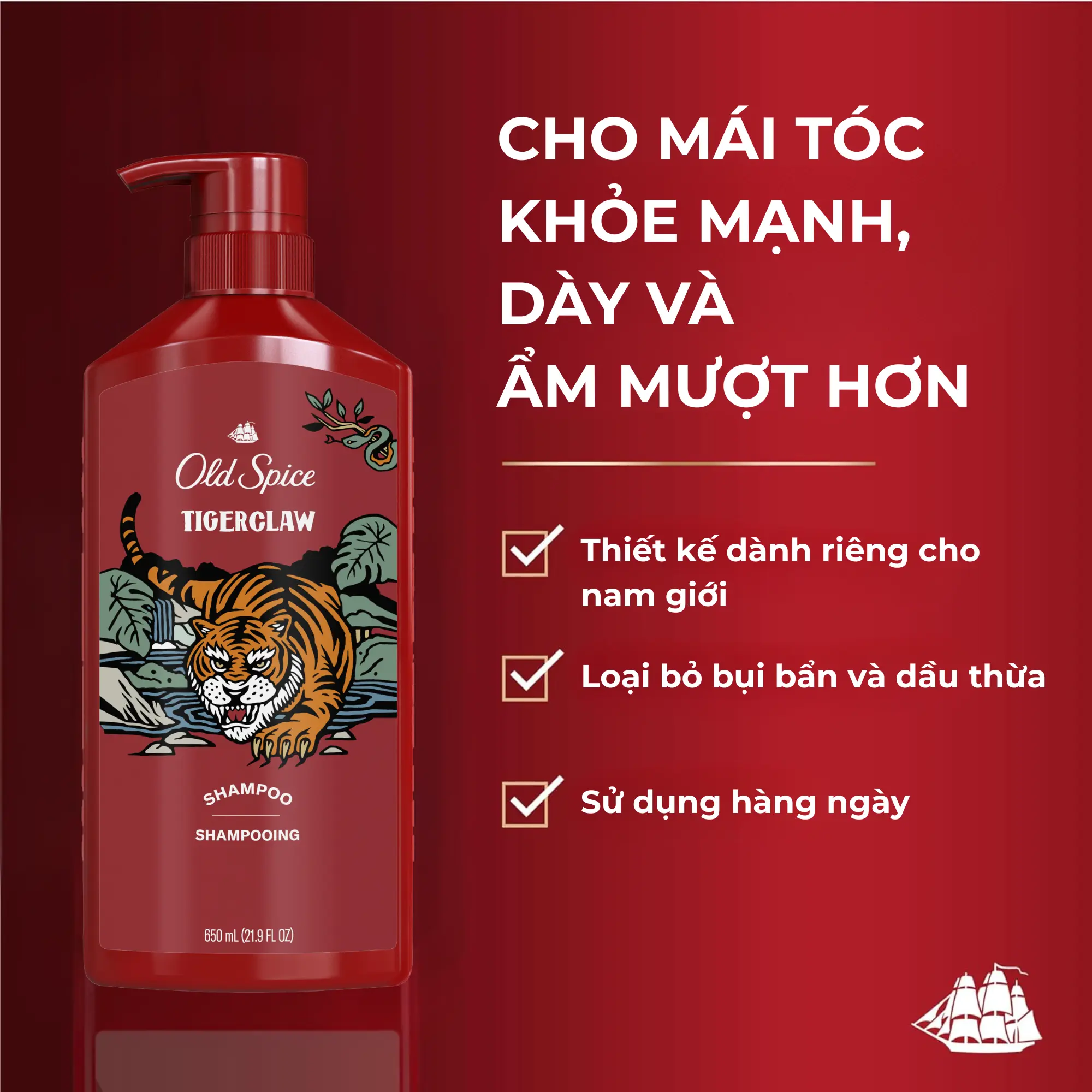 Dầu Gội Old Spice Tigerclaw