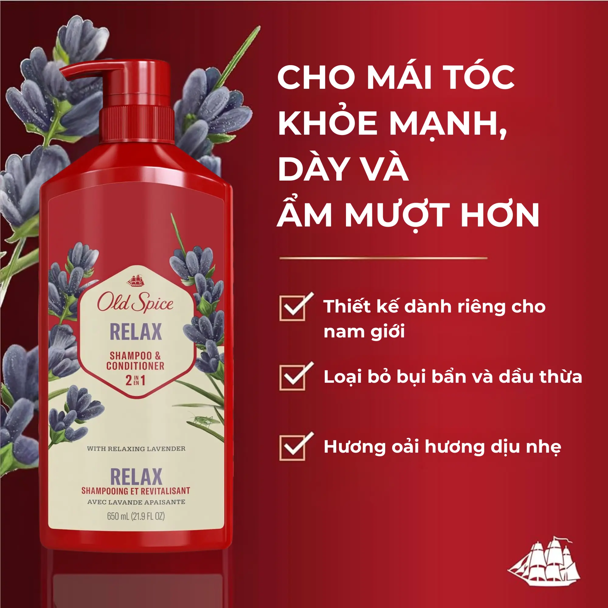 Dầu gội Old Spice Relax