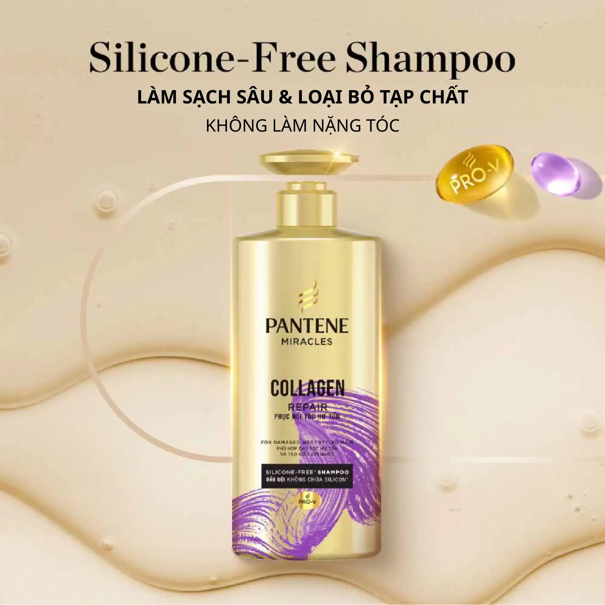 dầu gội phục hồi tóc hư tổn pantene