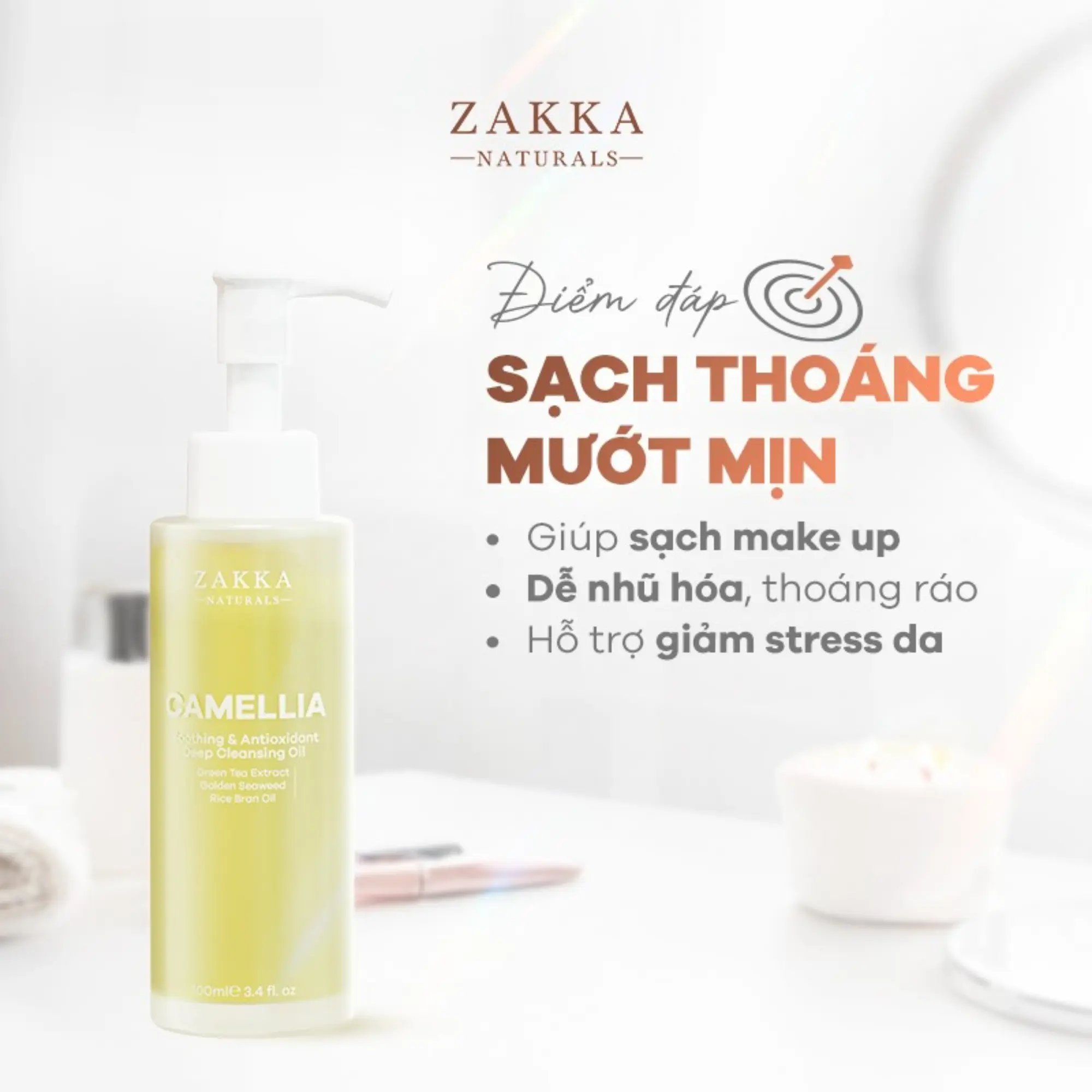 dầu tẩy trang zakka