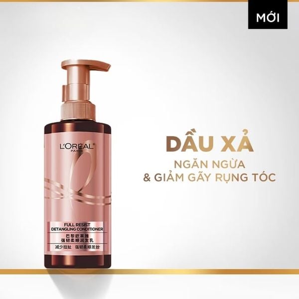 Dầu Xả Giảm Rụng Tóc Loreal Paris Full Resist Detangling Conditioner