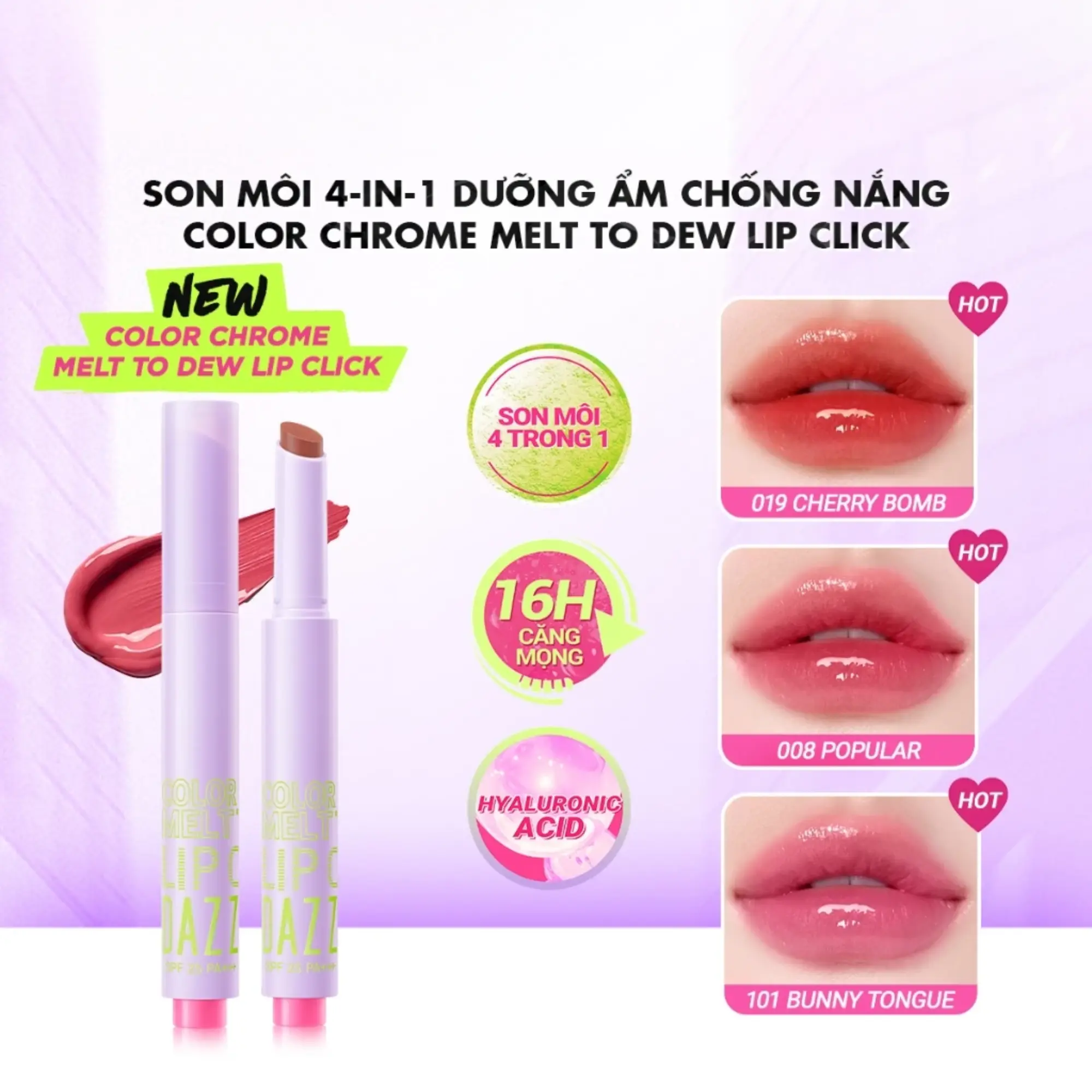 son dưỡng bấm Dazzle me