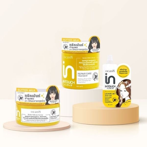 Hấp Dầu Dcash Intouch Butter Milk And Honey Repair Care Treatment