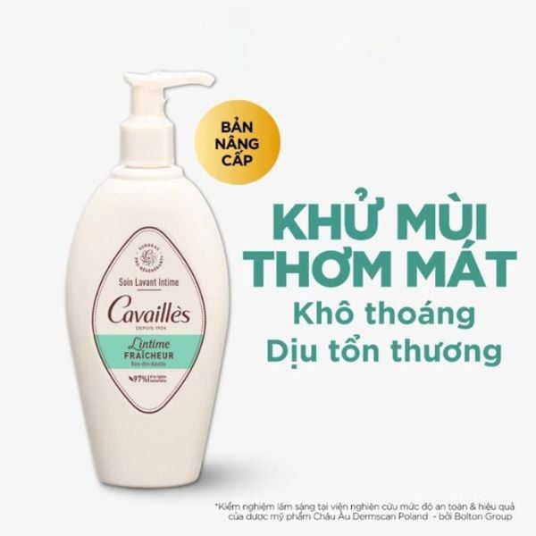 Dung Dịch Vệ Sinh Phụ Nữ Khử Mùi Thơm Mát Cavailles L'intime Fraicheur