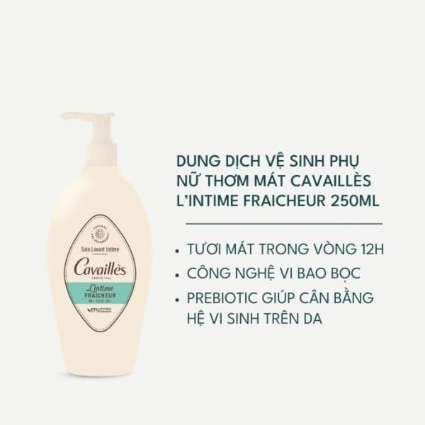 Dung Dịch Vệ Sinh Phụ Nữ Khử Mùi Thơm Mát Cavailles L'intime Fraicheur
