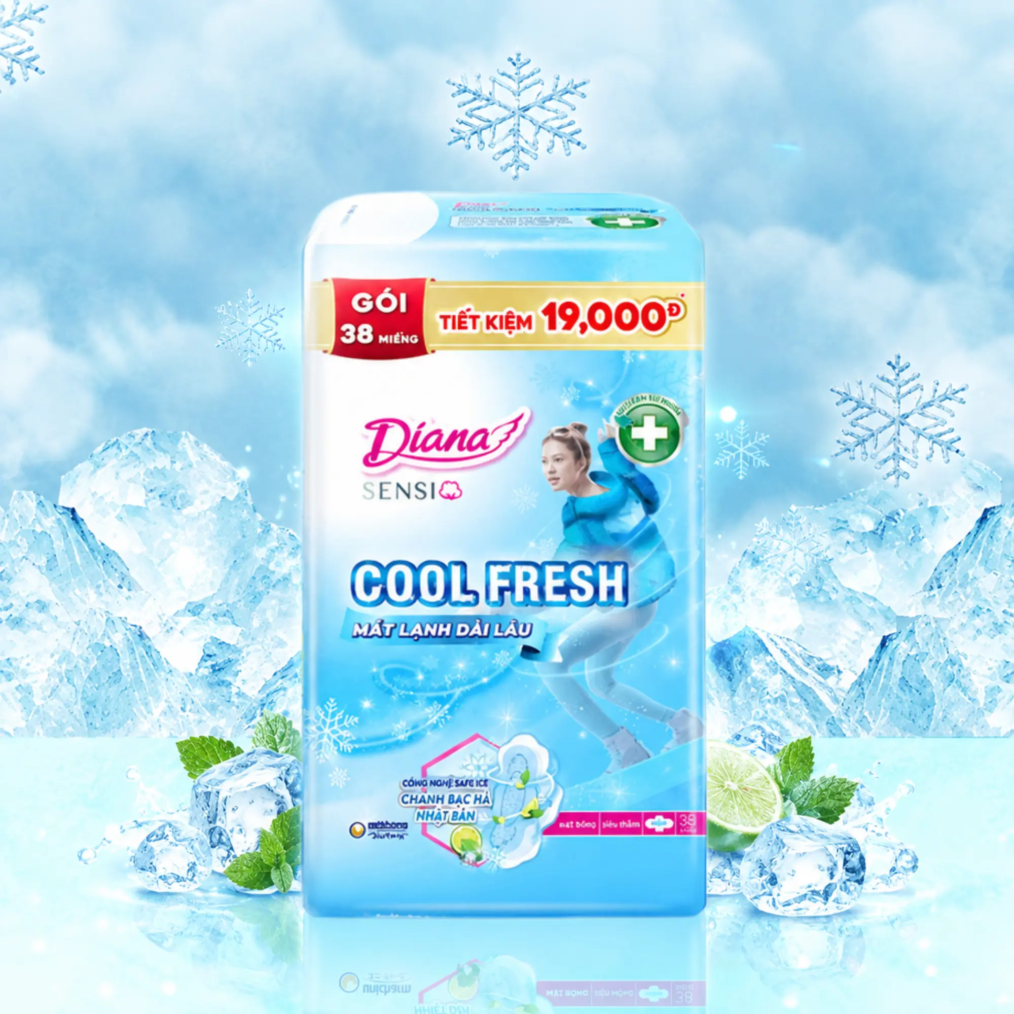 diana cool fresh 38 miếng