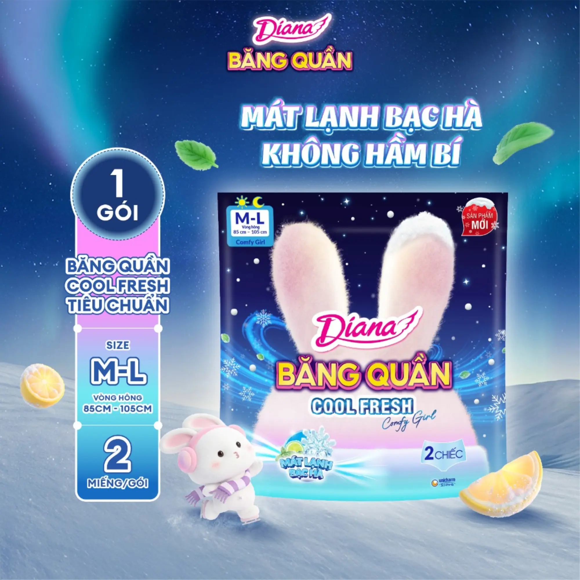 diana băng quần ML 2 MIếng