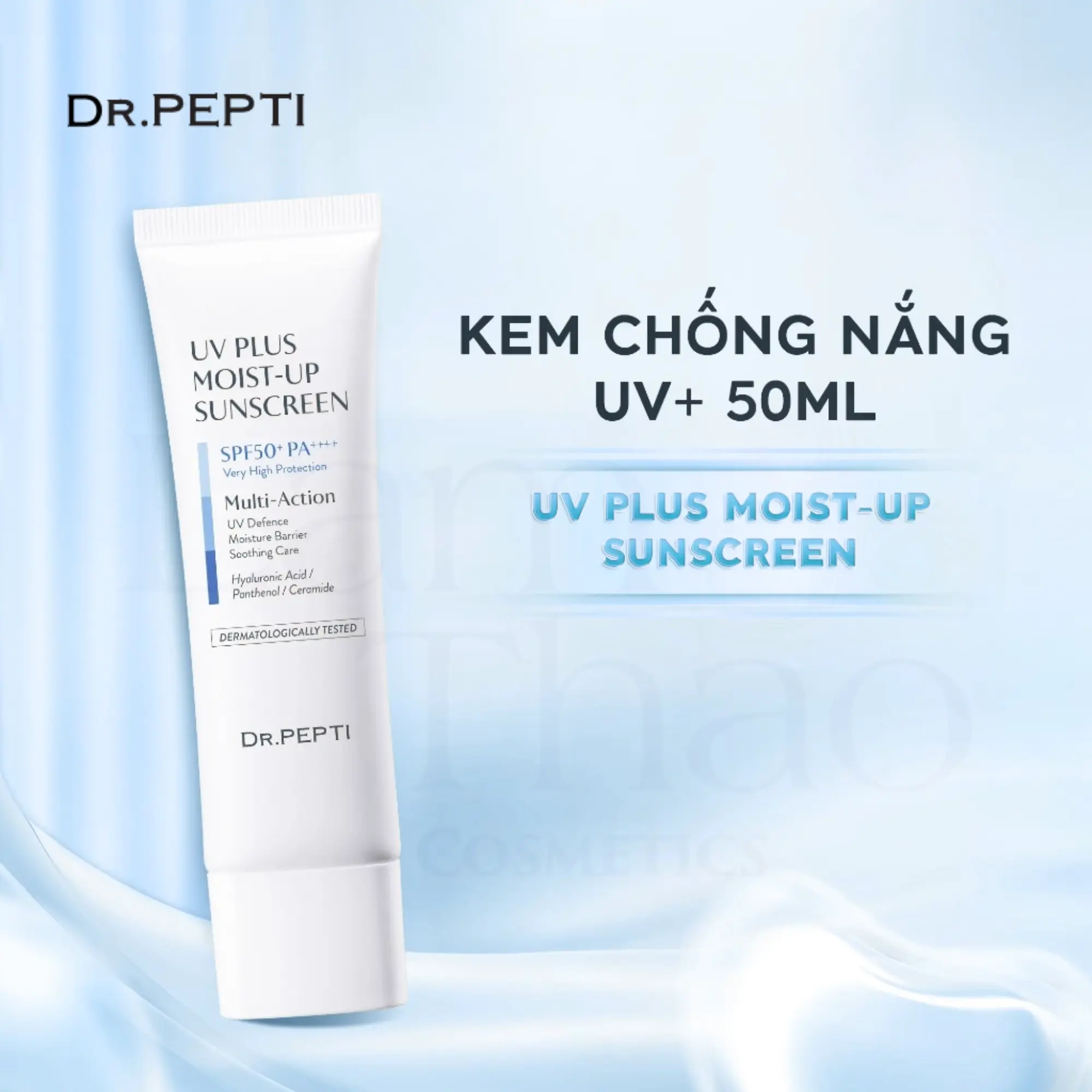 Kem Chống Nắng Hạ Nhiệt & Phục Hồi Dr. Pepti