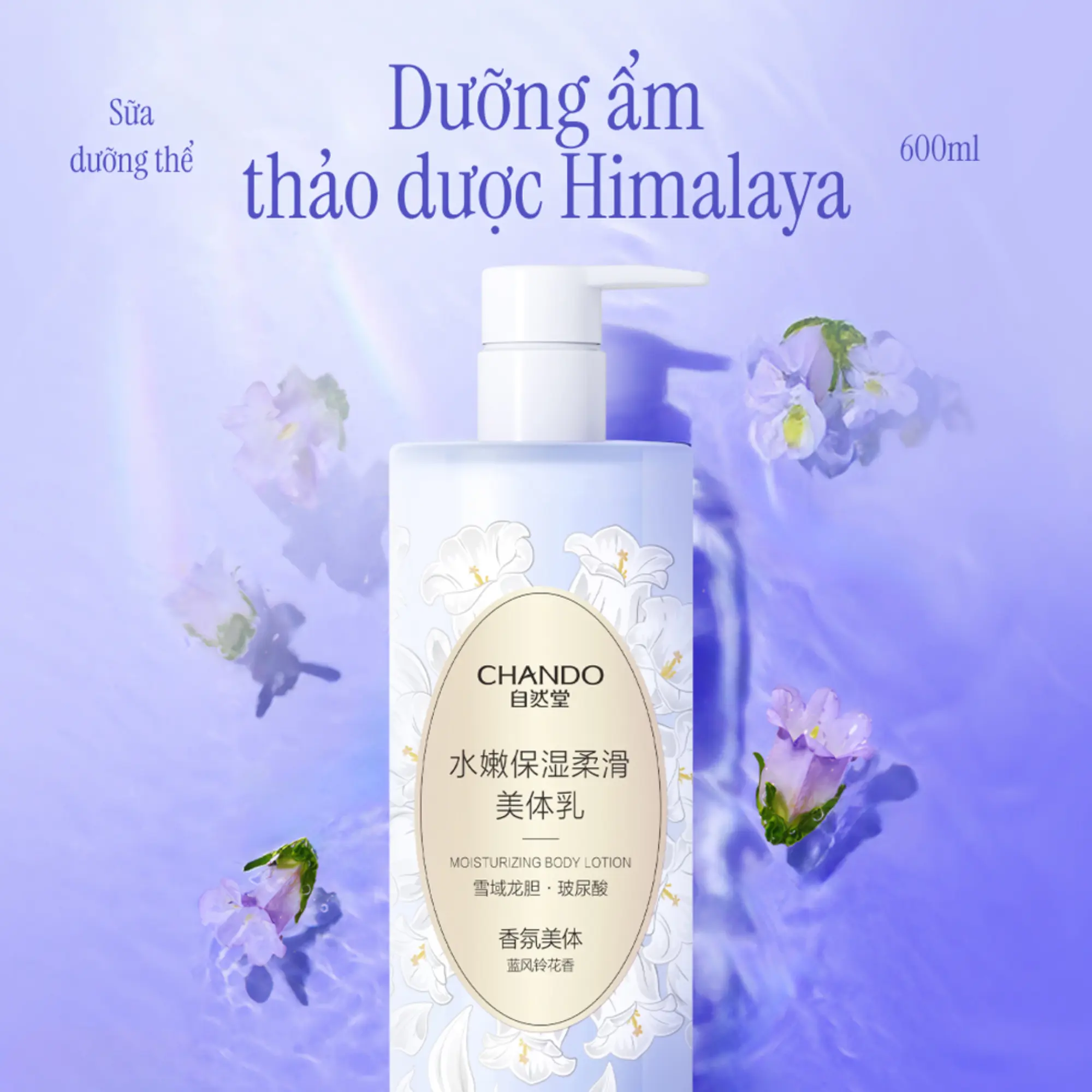 dưỡng thể dưỡng ẩm Chando