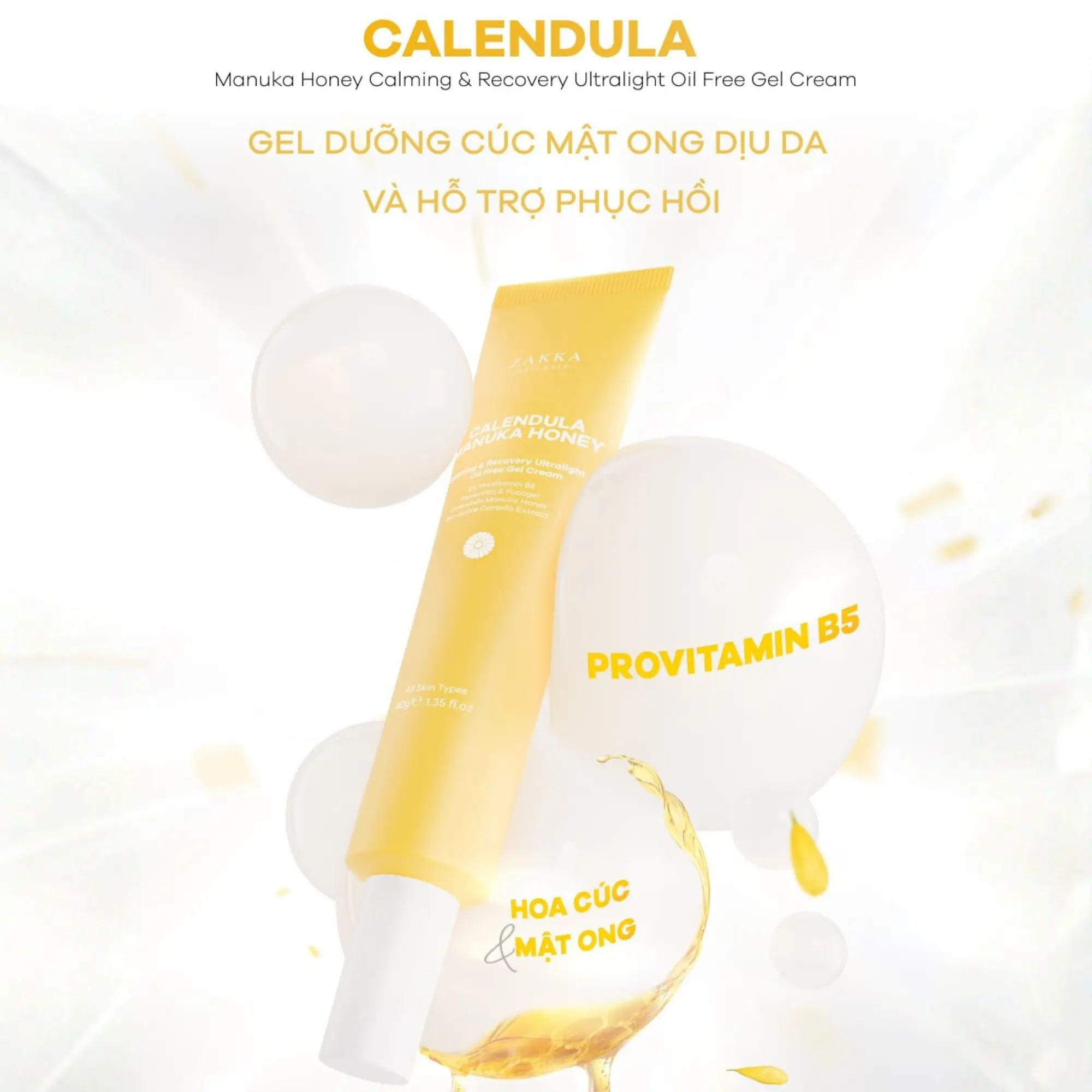 gel dưỡng da hoa cúc Zakka