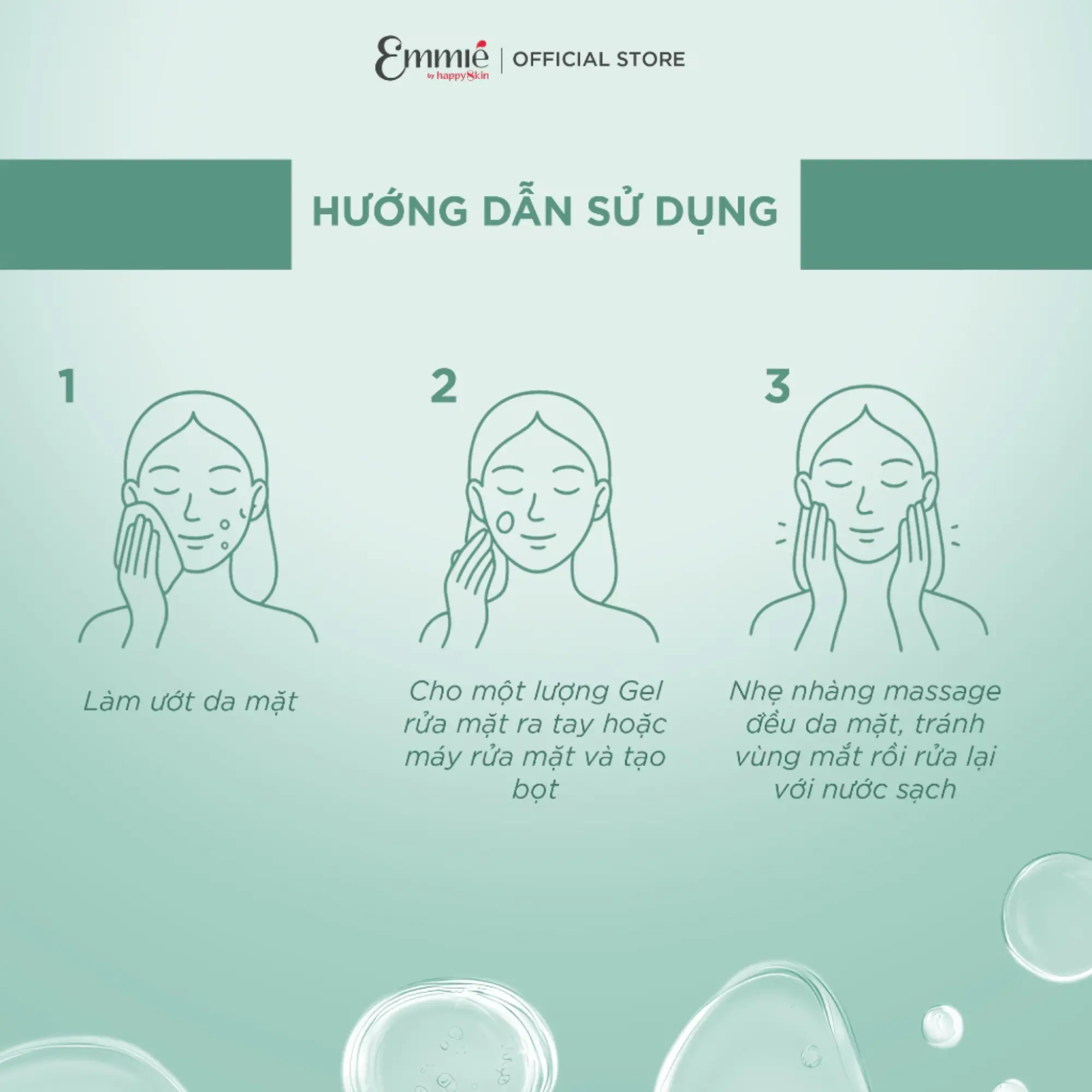 gel rửa mặt Emmie