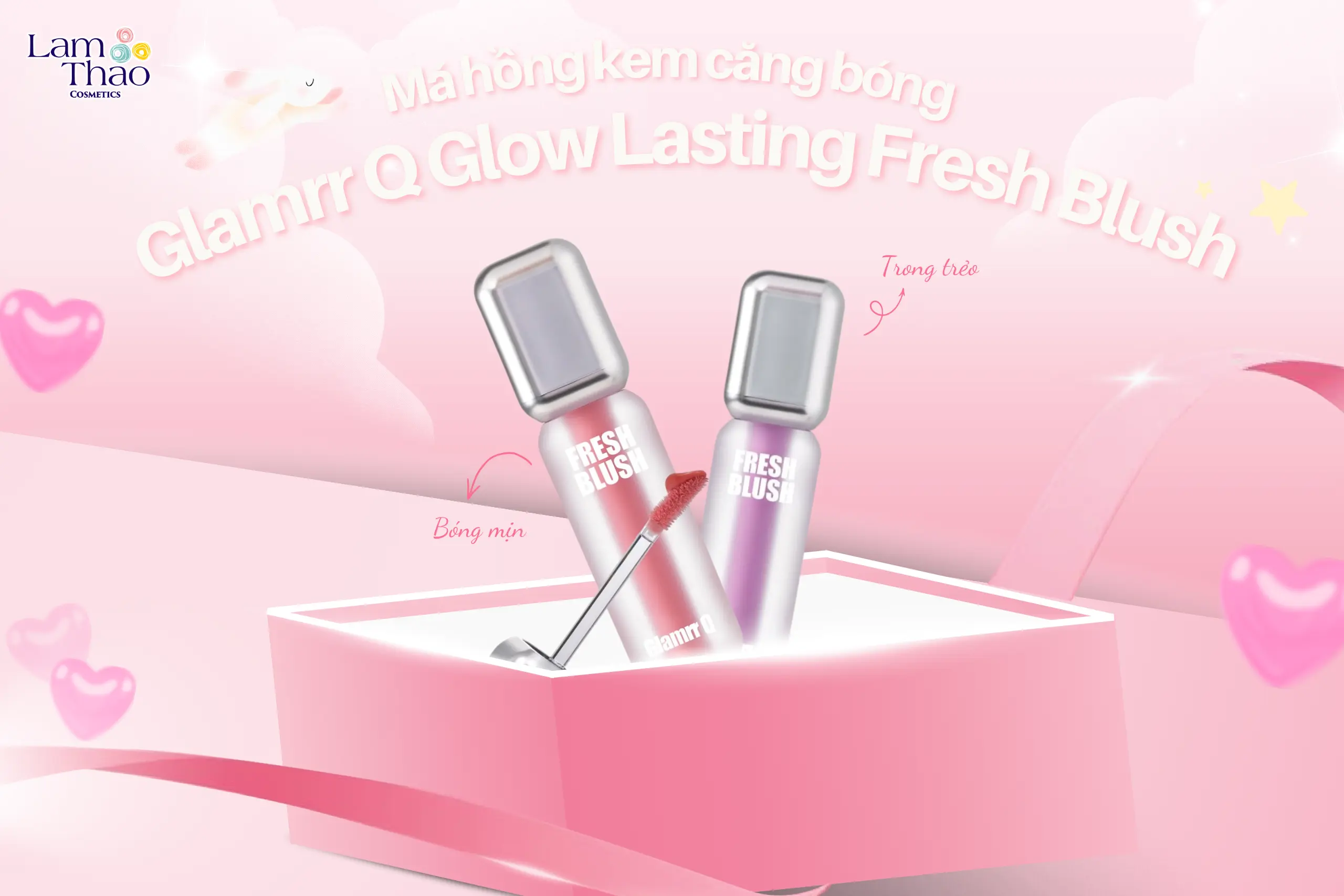 má hồng dạng kem