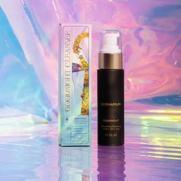 Gel Rửa Mặt Than Hoạt Tính Dermarium Goodnight Cleanser