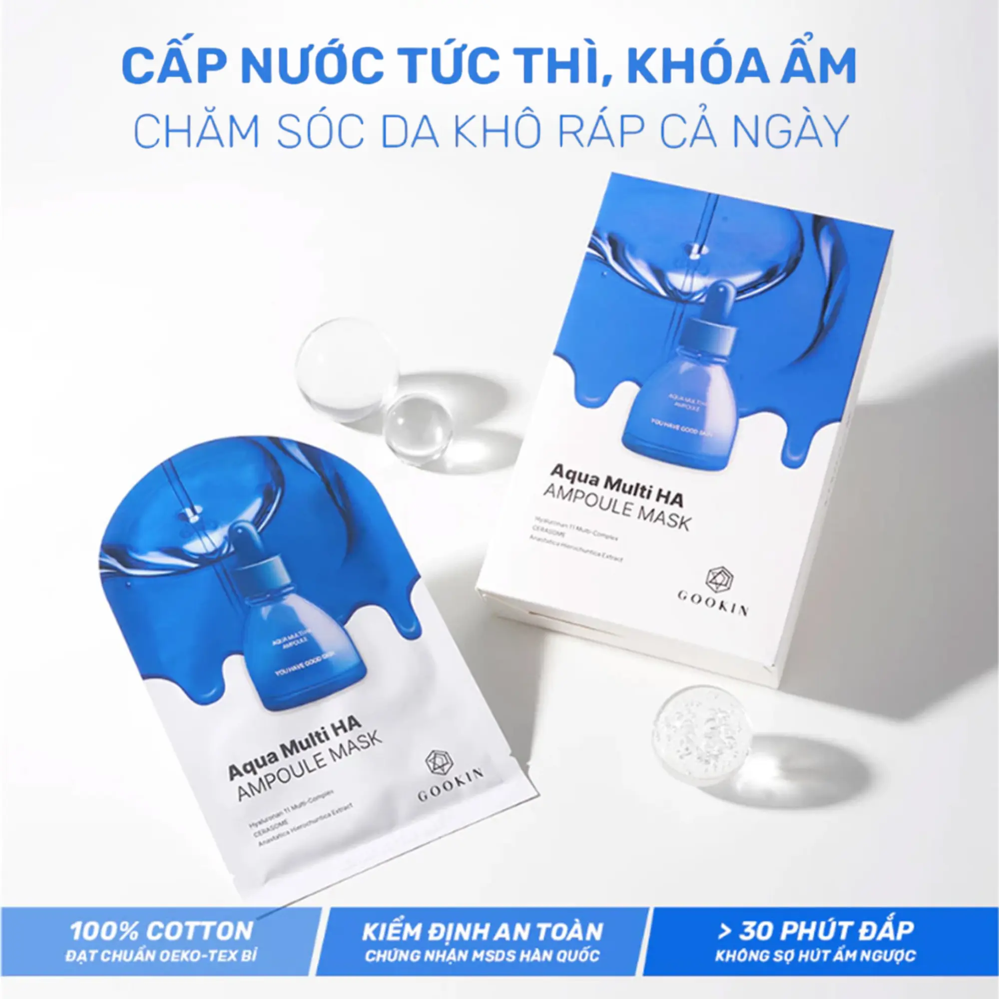 mặt nạ cấp nước Gookin