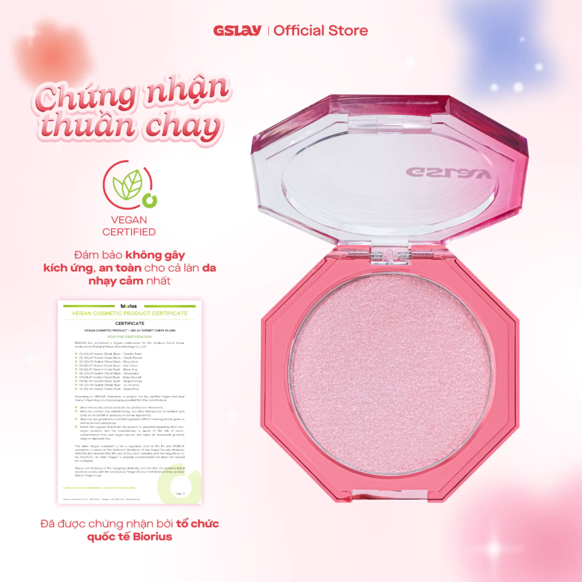 má hồng thuần chay gslay