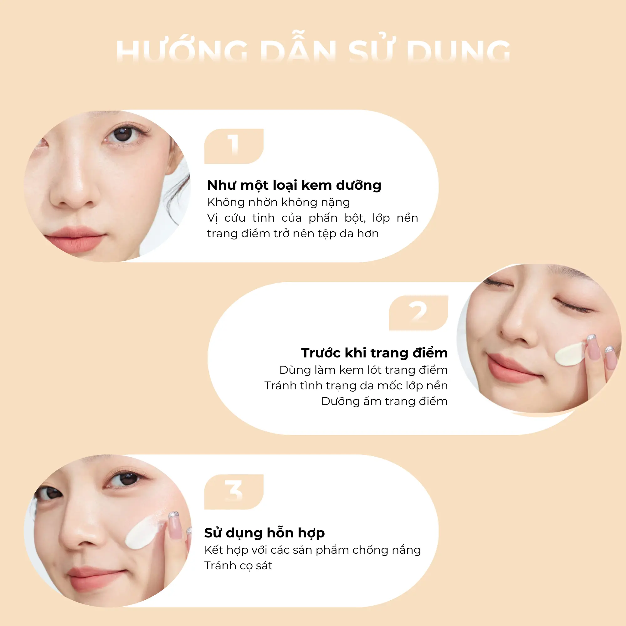 kem lót cho da khô Judydoll